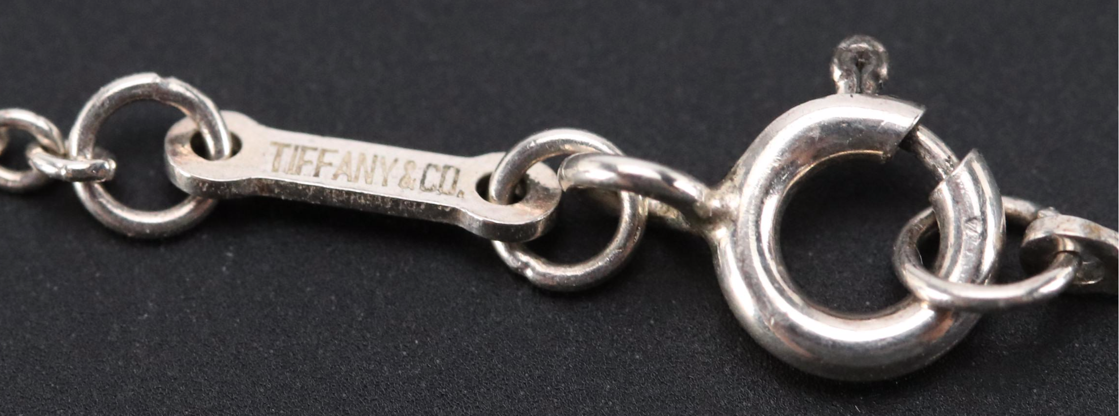 Elsa Peretti for Tiffany & Co. Sterling Stationary Triple Open Heart Necklace