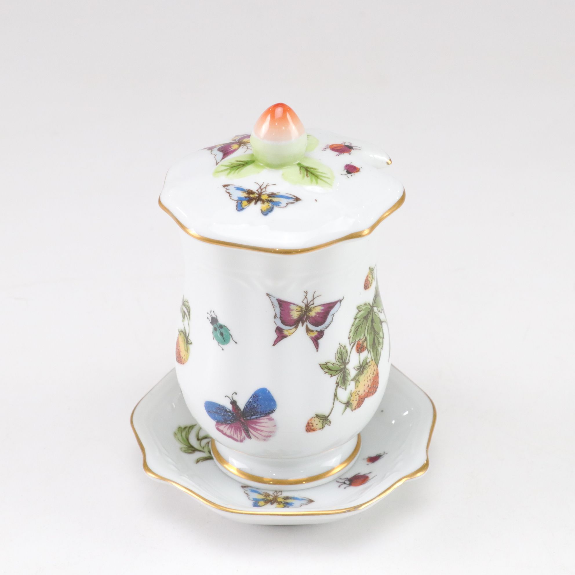 Sebring Pottery "Rosalie" Dessert Plates, Enesco Pitcher & More Gilt Porcelain