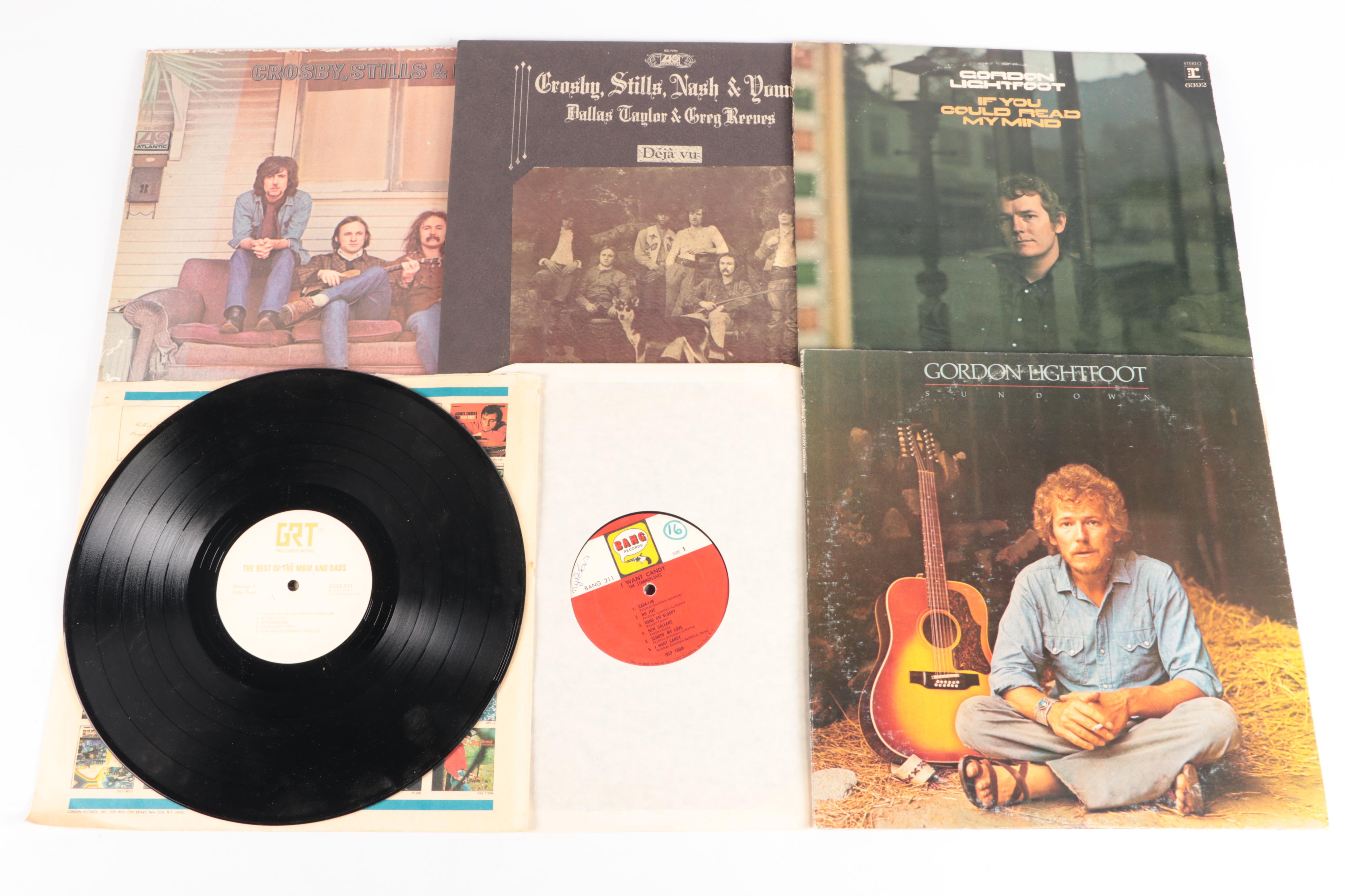 Gordon Lightfoot, Simon and Garfunkel, Moody Blues, and More Vinyl Record Albums