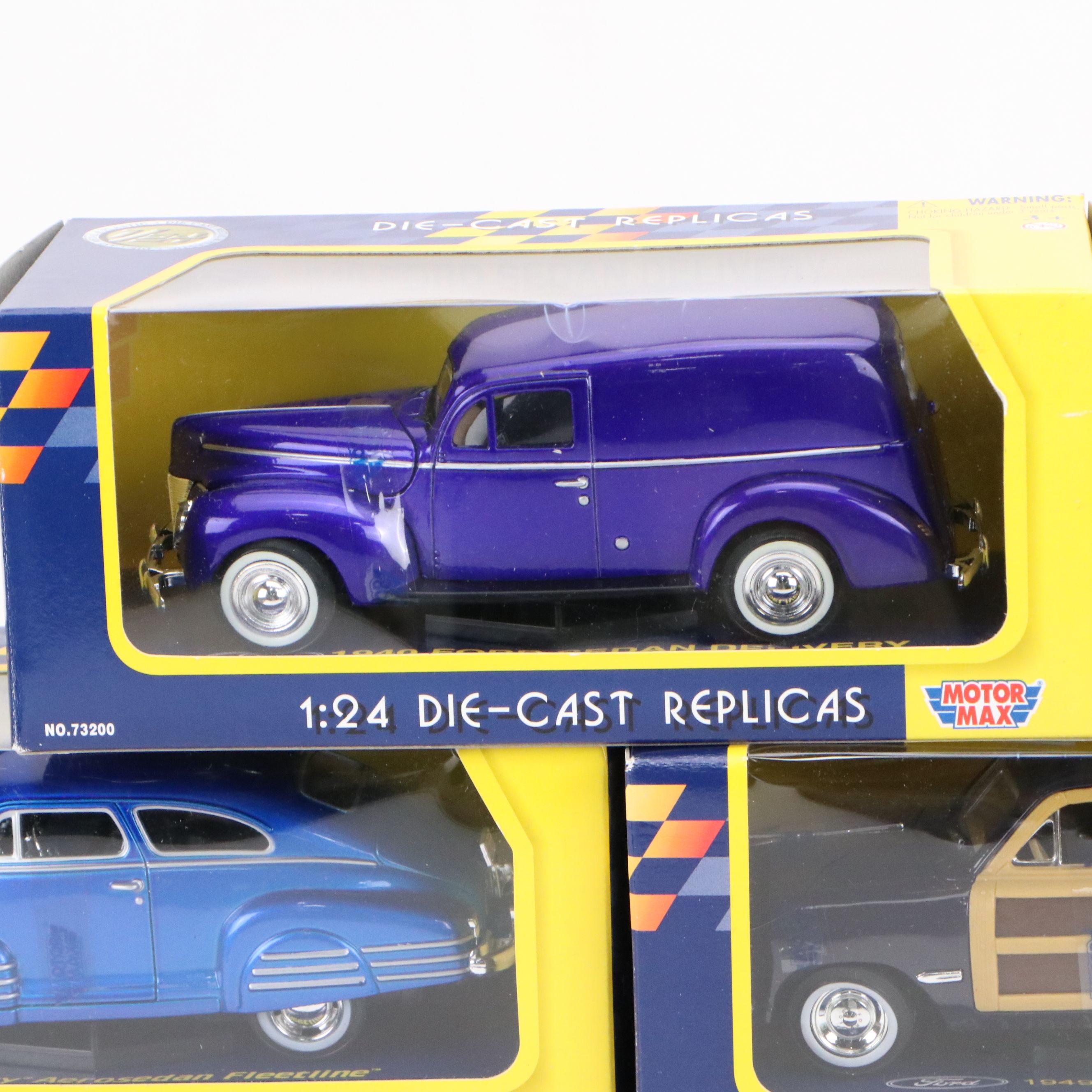 MotorMax "1948 Chevy Aerosedan Fleetline" and More Diecast Replica Model Cars