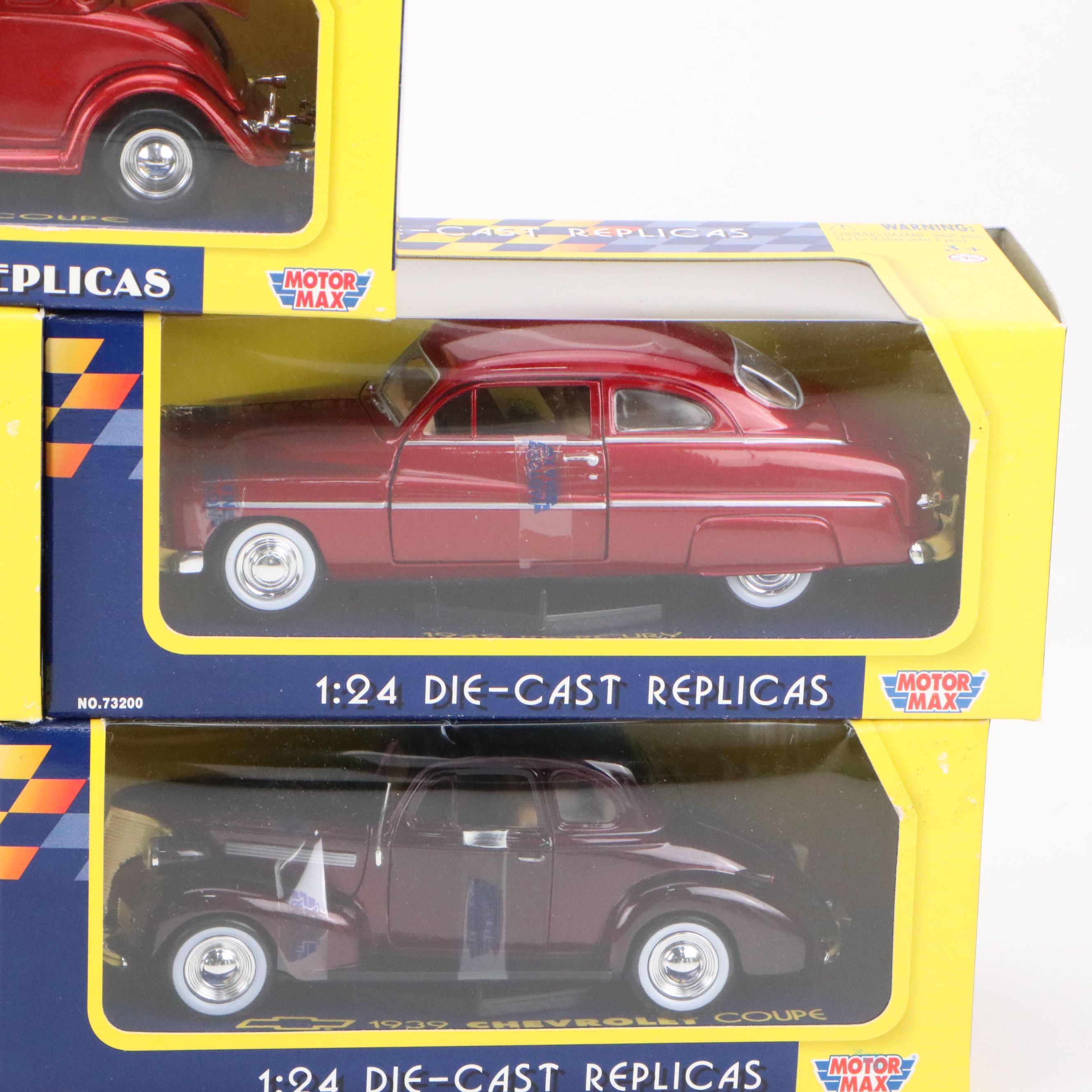 MotorMax "1948 Chevy Aerosedan Fleetline" and More Diecast Replica Model Cars