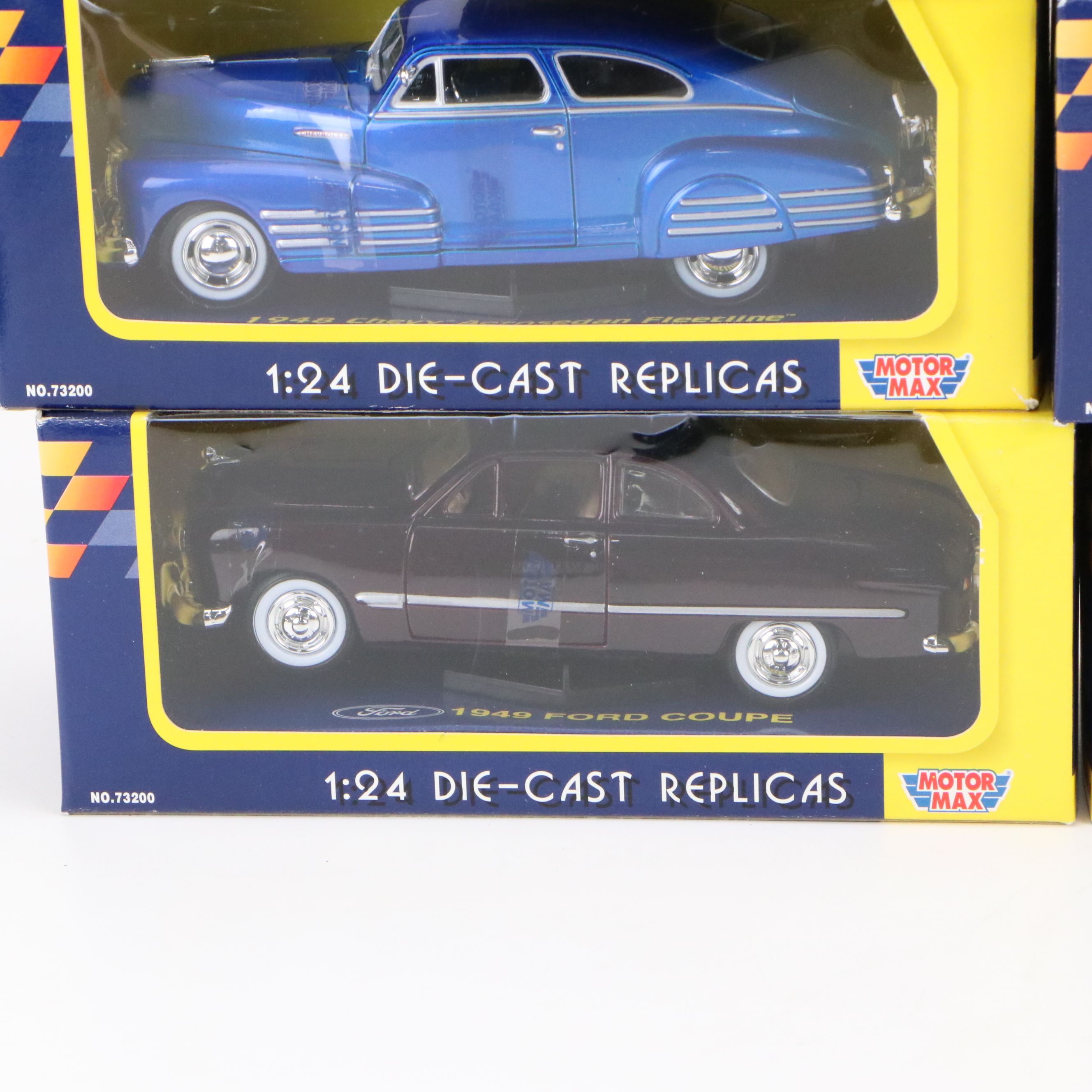 MotorMax "1948 Chevy Aerosedan Fleetline" and More Diecast Replica Model Cars