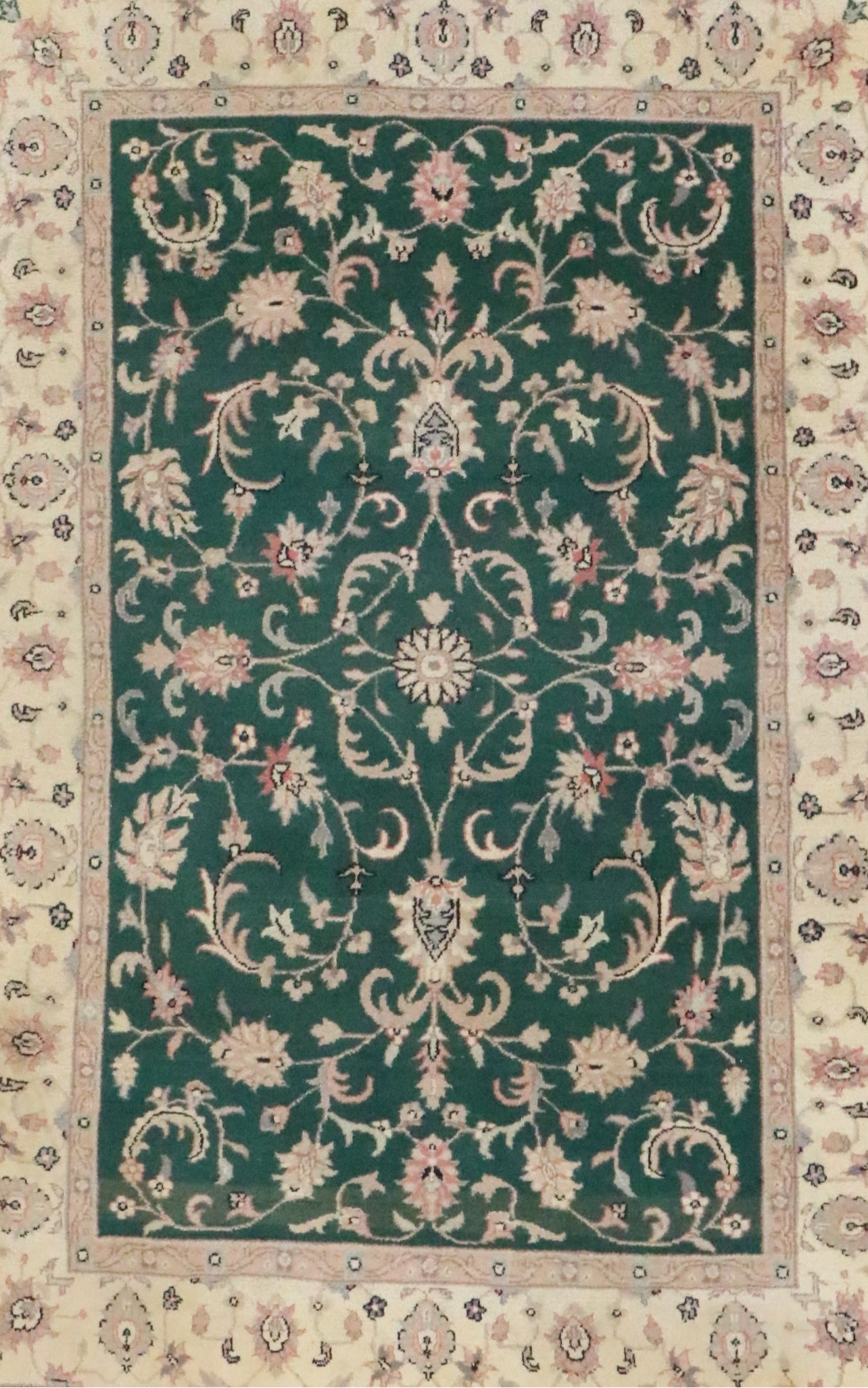 3'10 x 6'4 Hand-Knotted Indo-Persian Tabriz Area Rug