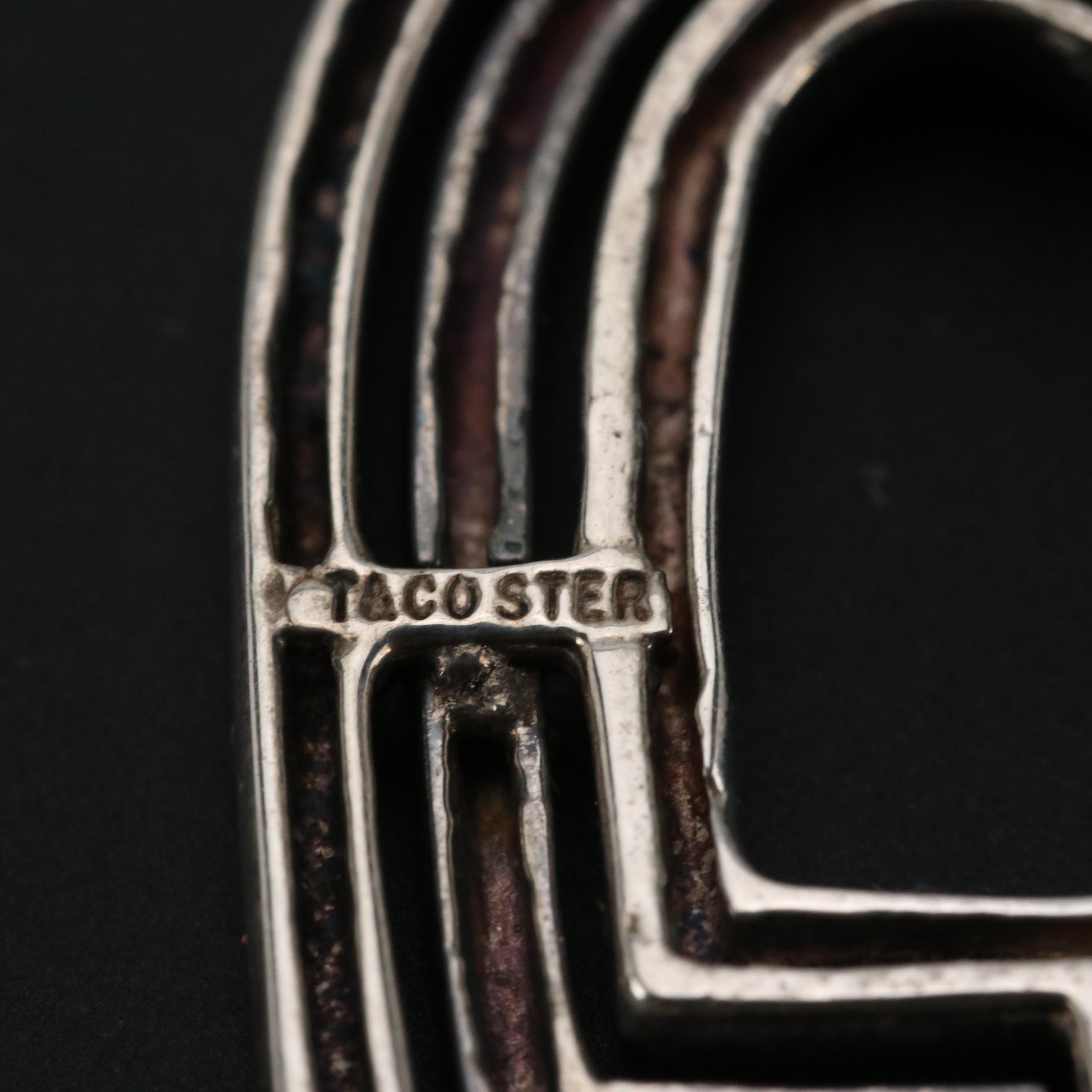 Tiffany & Co. Sterling Heart Brooch with Box