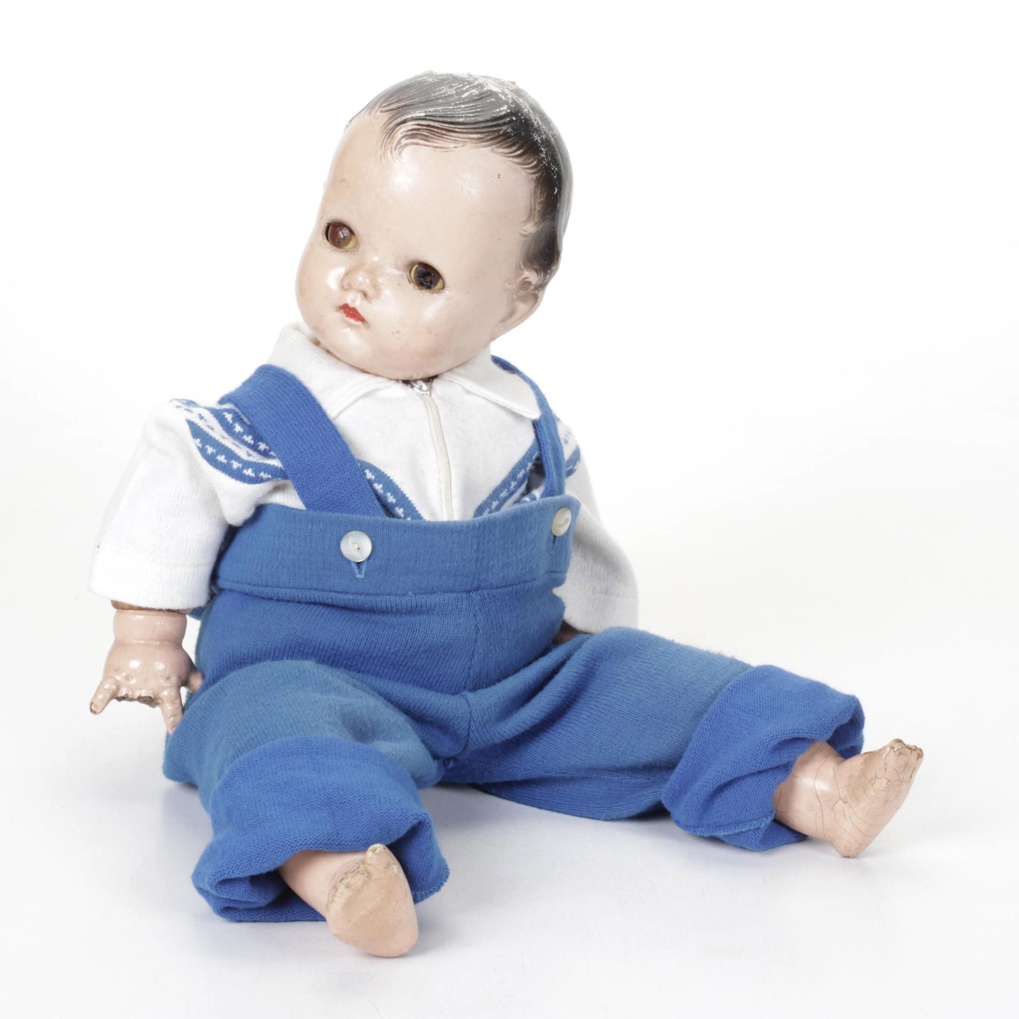 Madame Alexander Sleepy Eyed Composition Doll with Cloth Body, 1930s-1940s