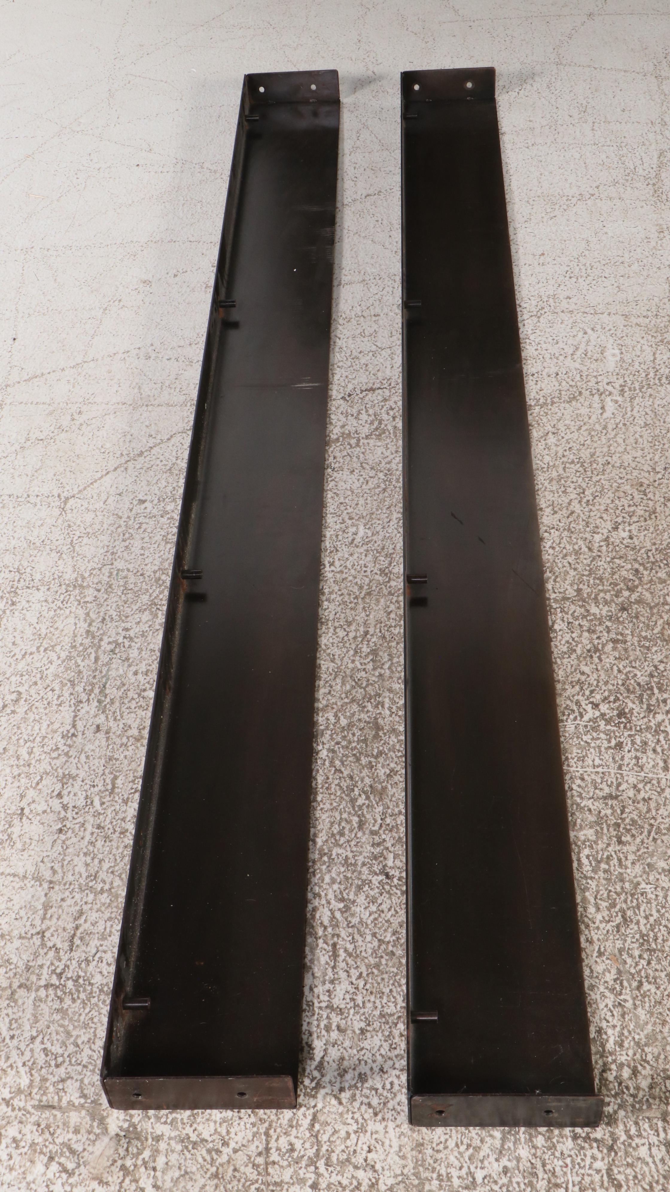 Restoration Hardware "Keyhole" Contemporary Metal Queen Size Bed Frame