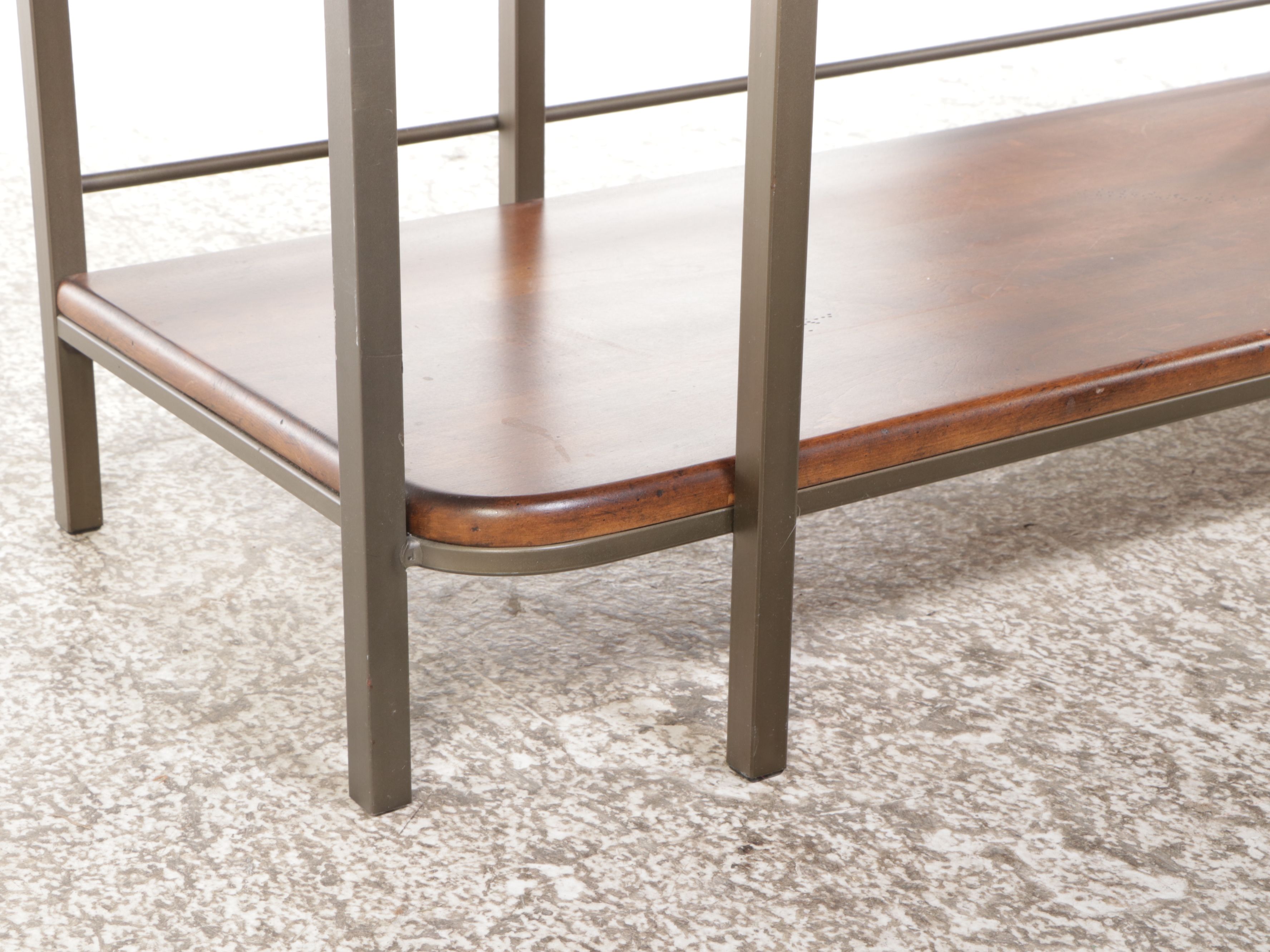 Charleston Forge Metal and Wooden Baker's Rack