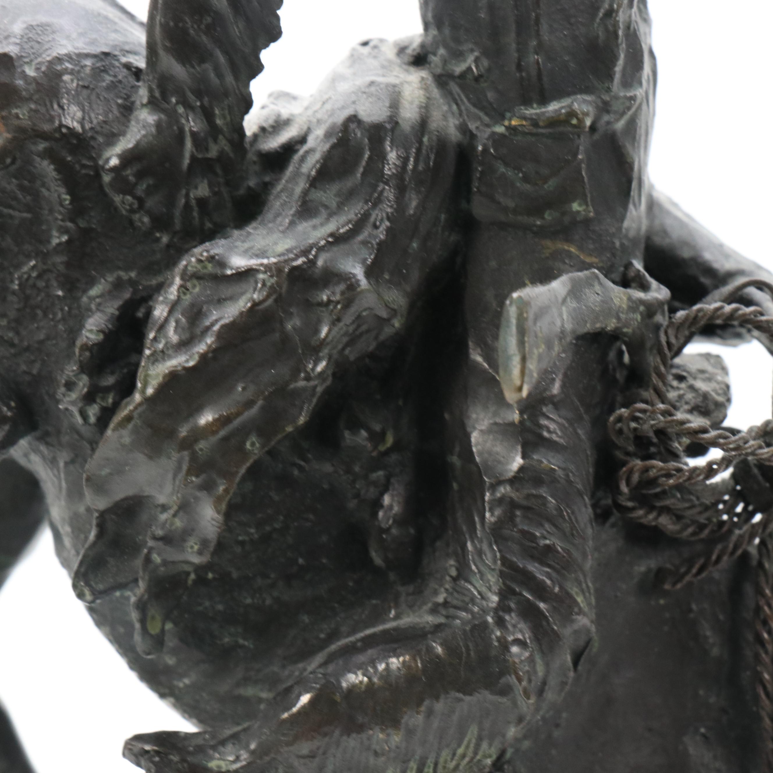 Bronze Sculpture After Frederic Remington "Mountain Man"