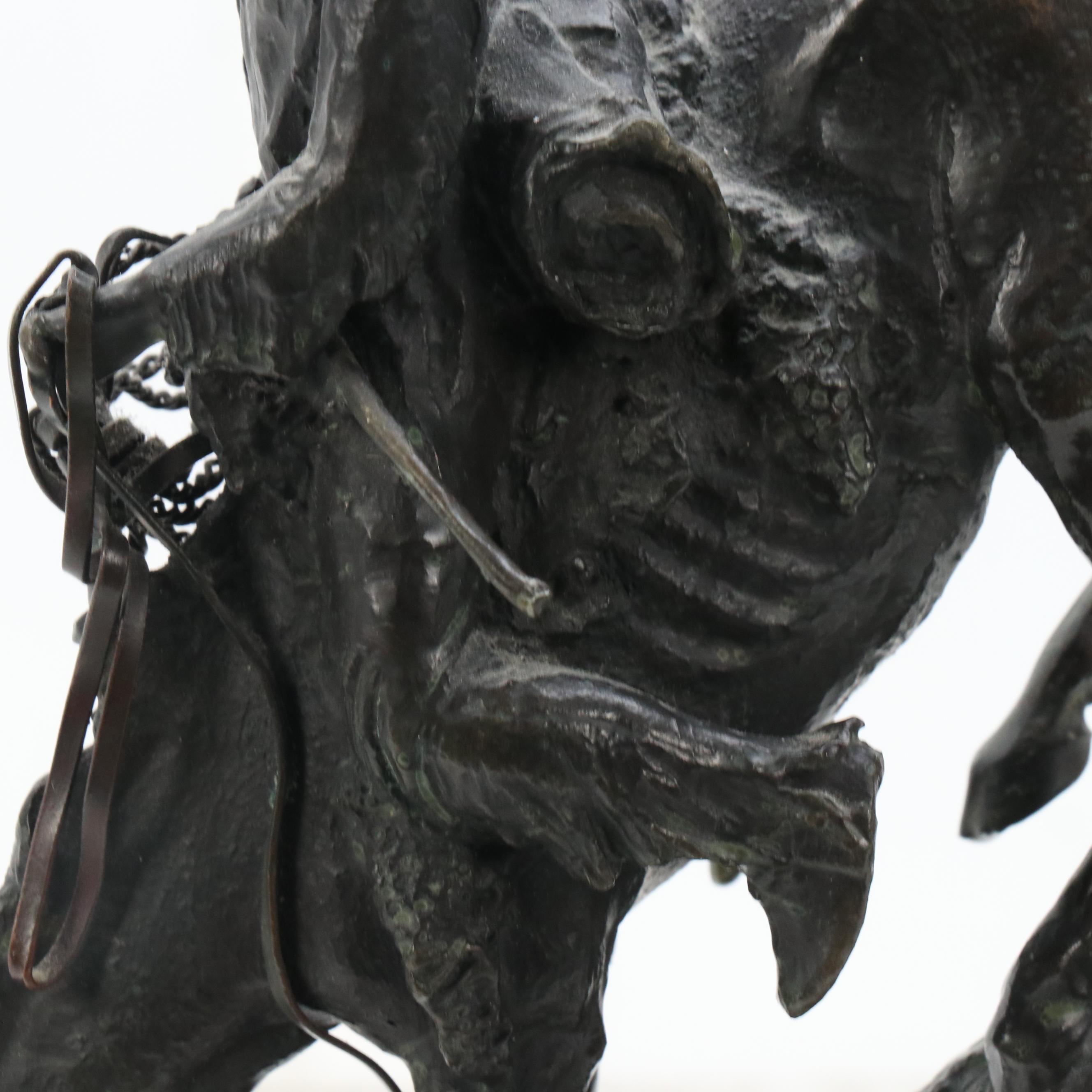 Bronze Sculpture After Frederic Remington "Mountain Man"