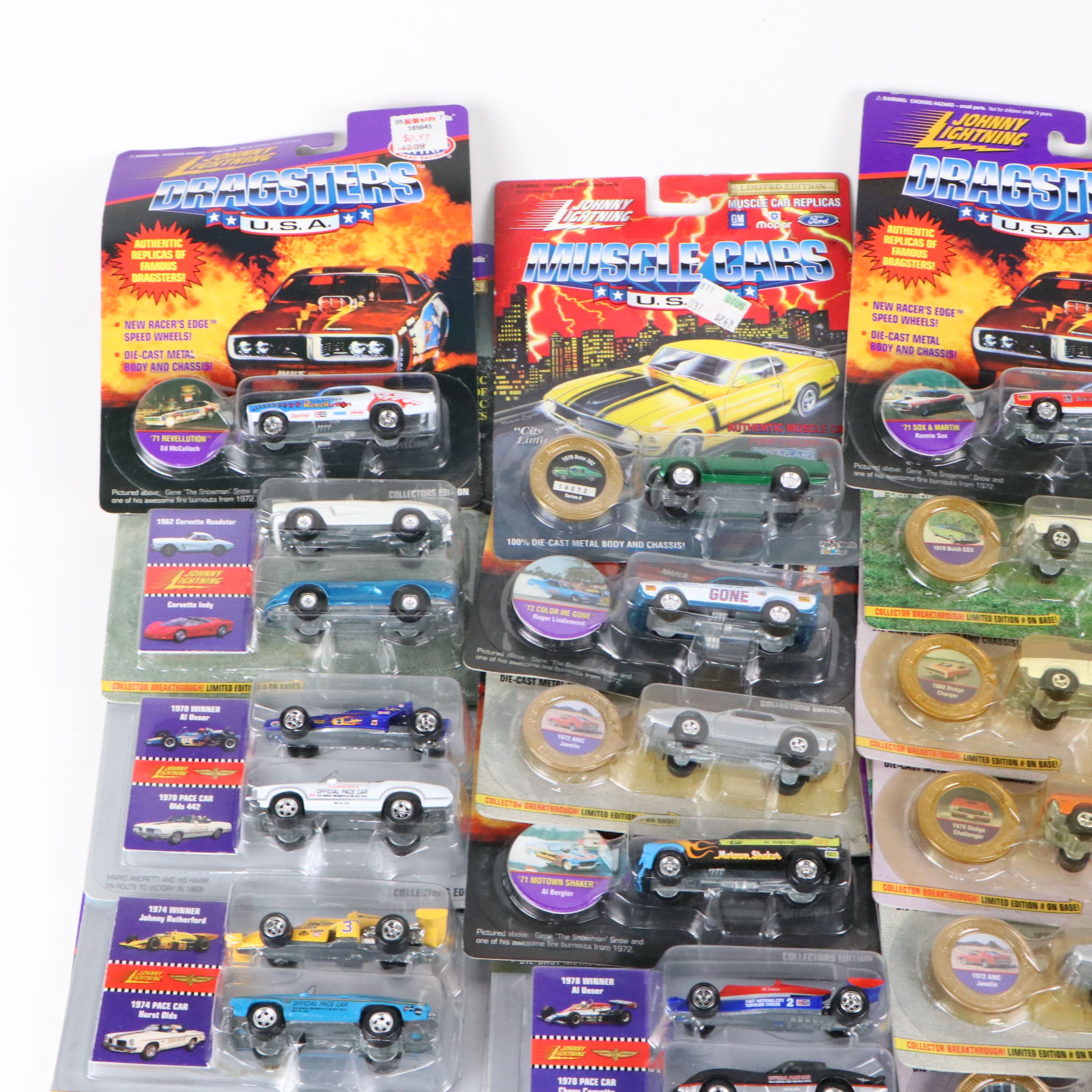 Johnny Lightning "Classic Customs Corvette," "The Challengers" and More Cars