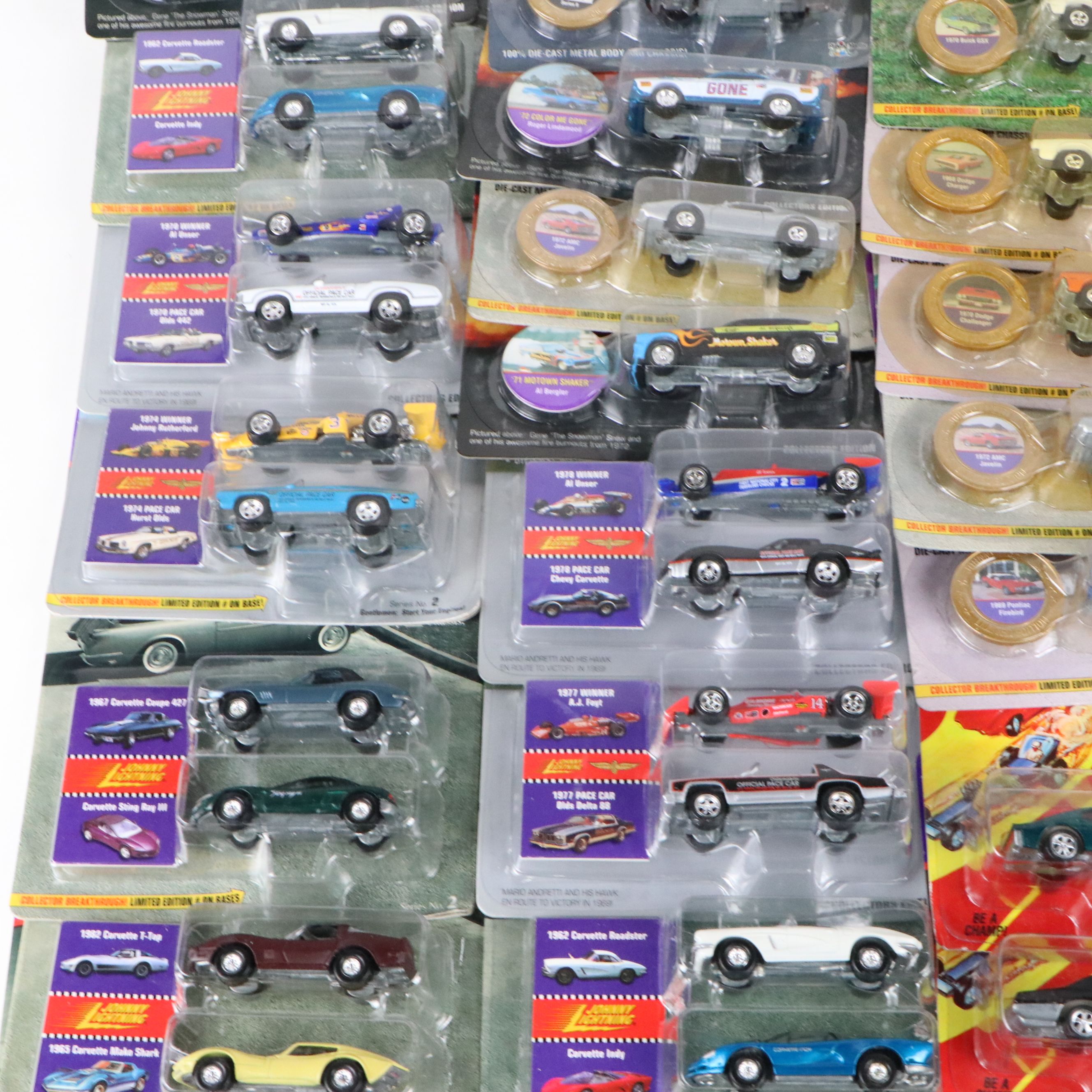 Johnny Lightning "Classic Customs Corvette," "The Challengers" and More Cars