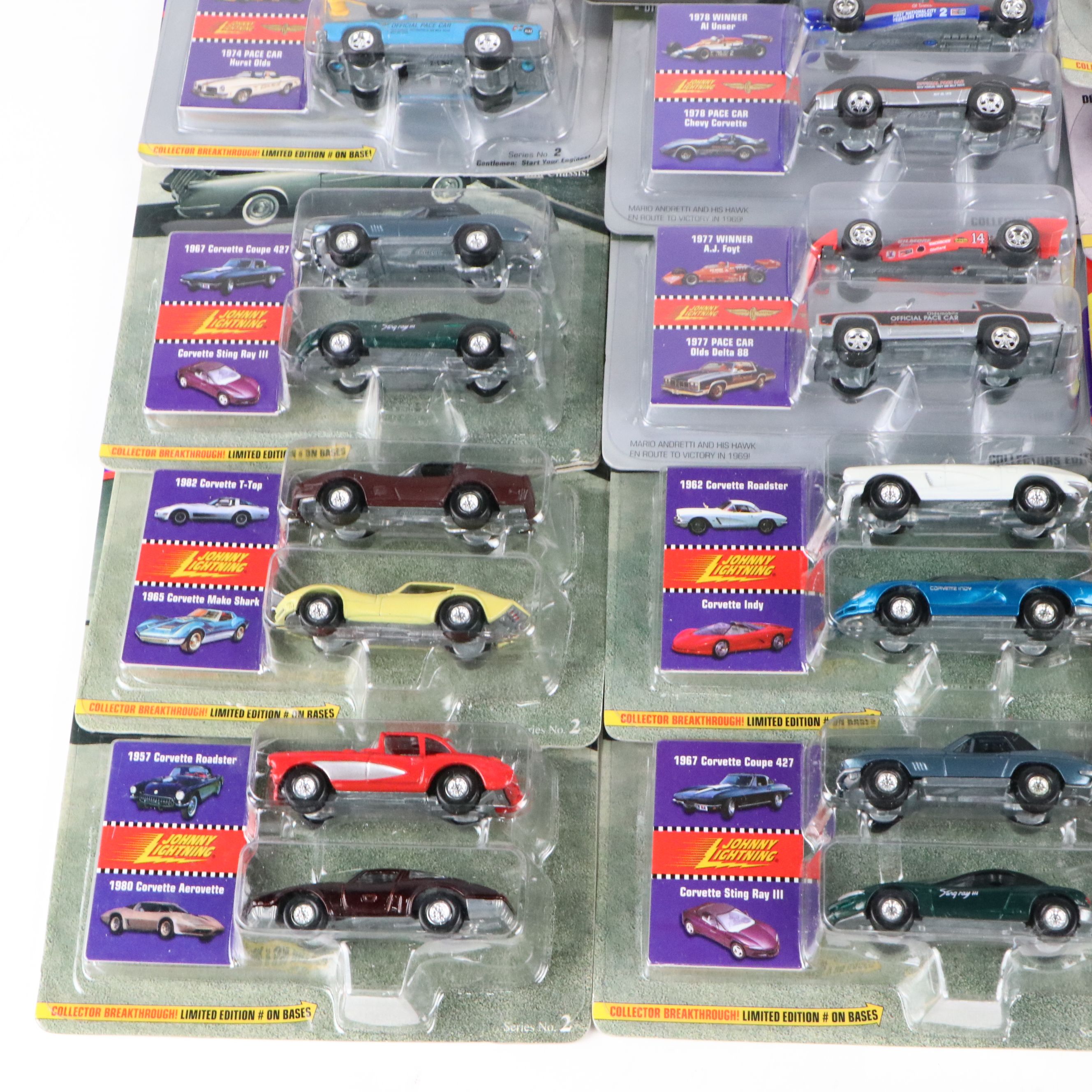 Johnny Lightning "Classic Customs Corvette," "The Challengers" and More Cars