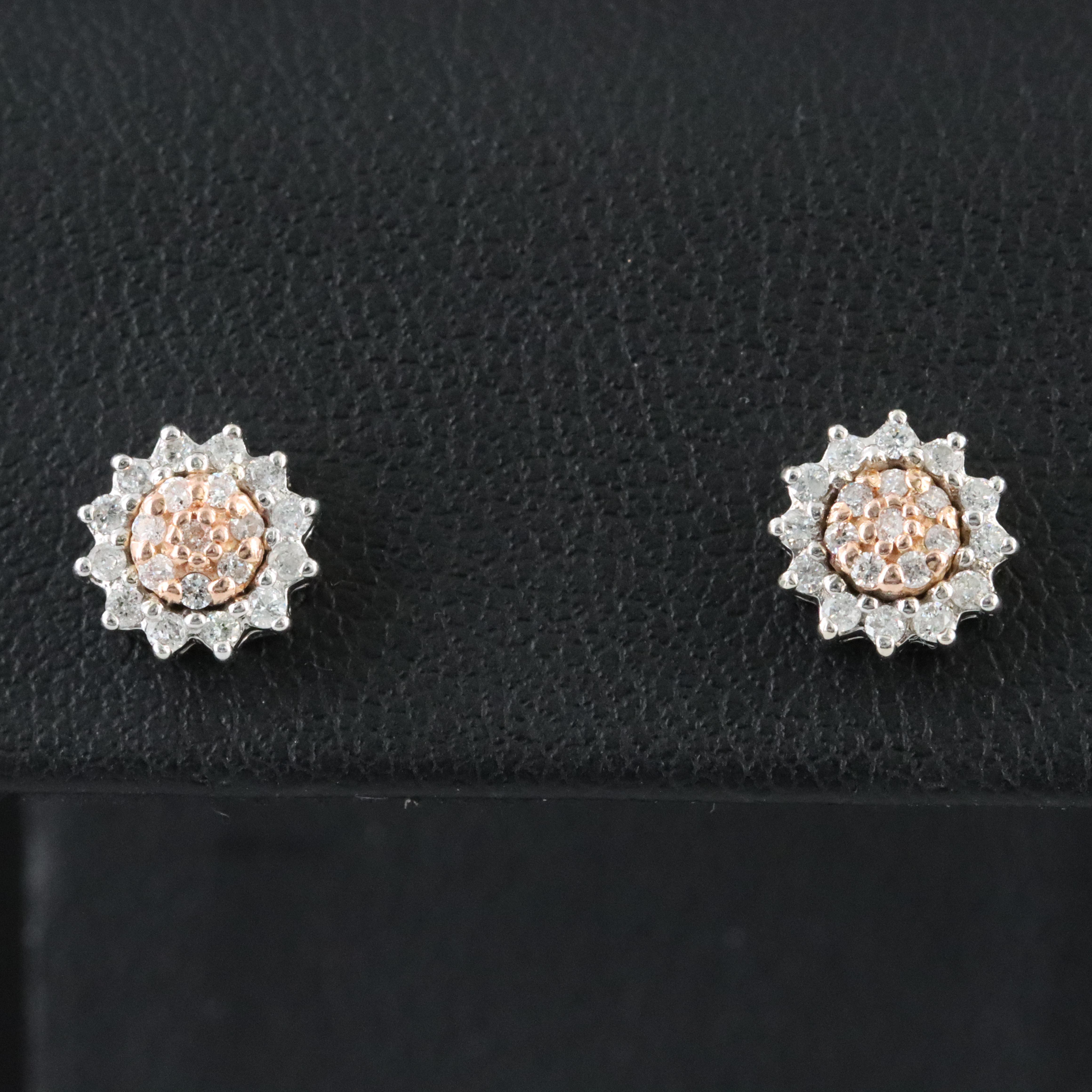 10K 0.25 CTW Diamond Earrings
