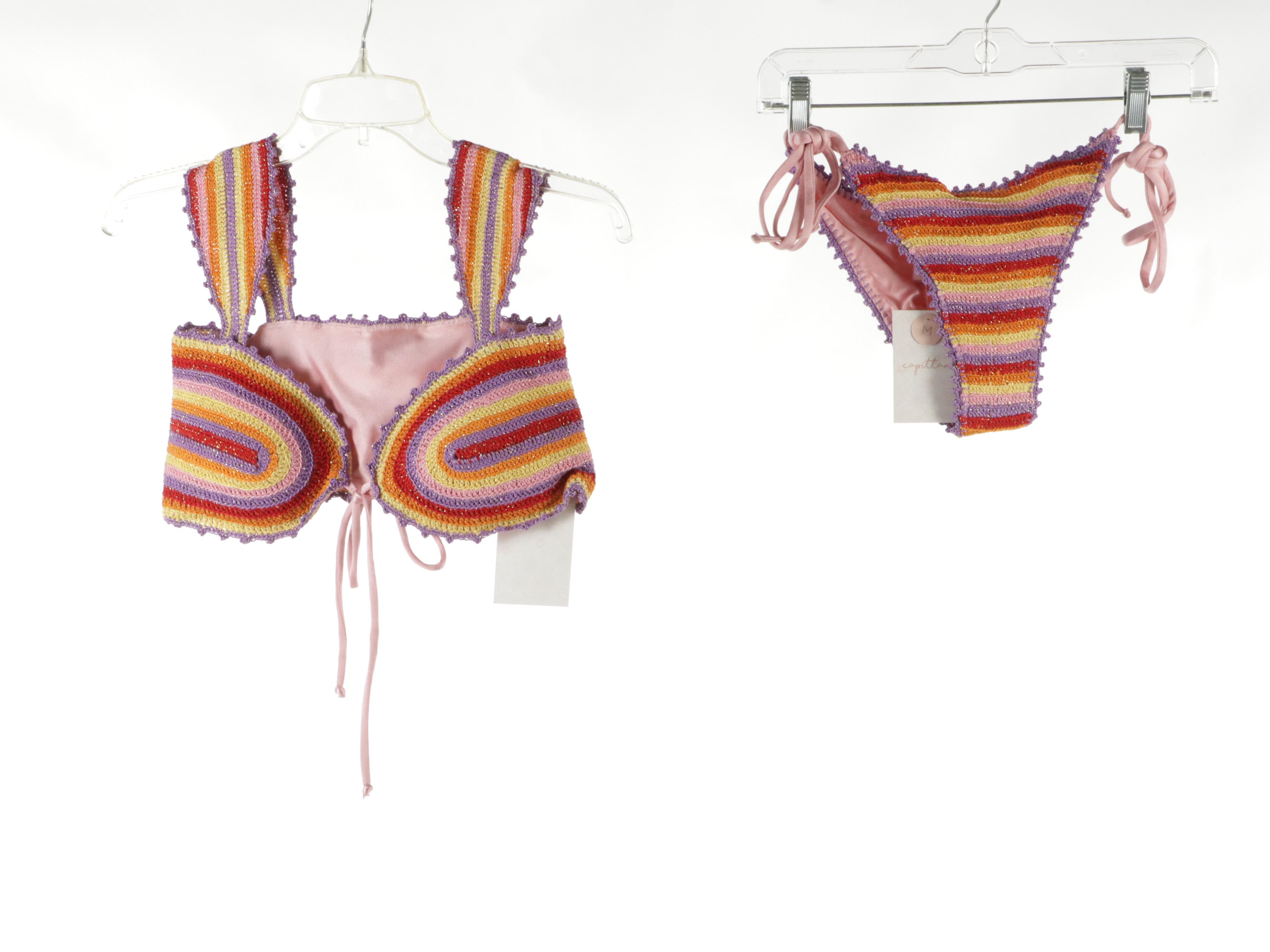 Capittana Lucy Crochet Two-Piece Swimsuit, Lilly Pulitzer Swim Skirt and More