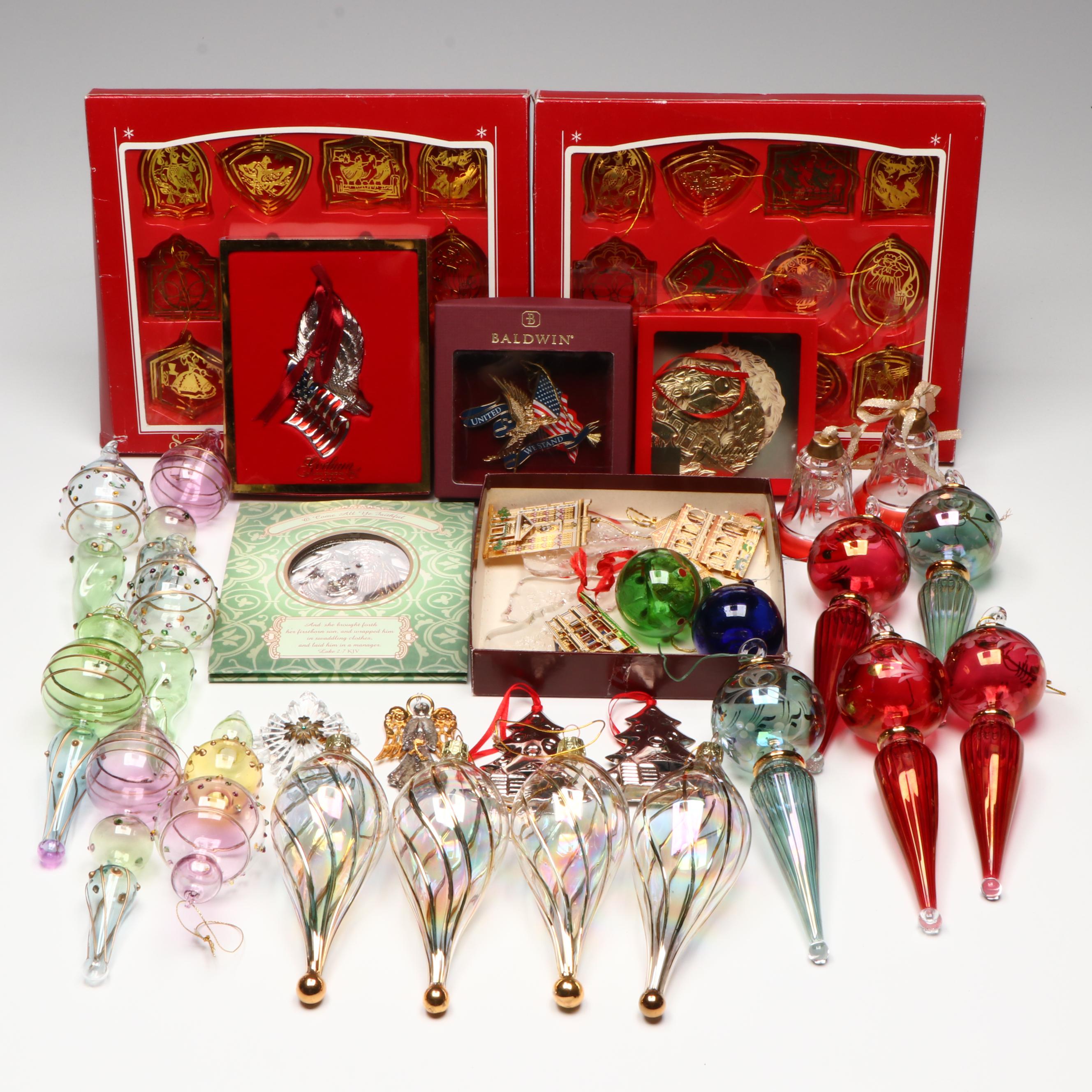 Towle Silver Plate with Other Christmas Ornaments