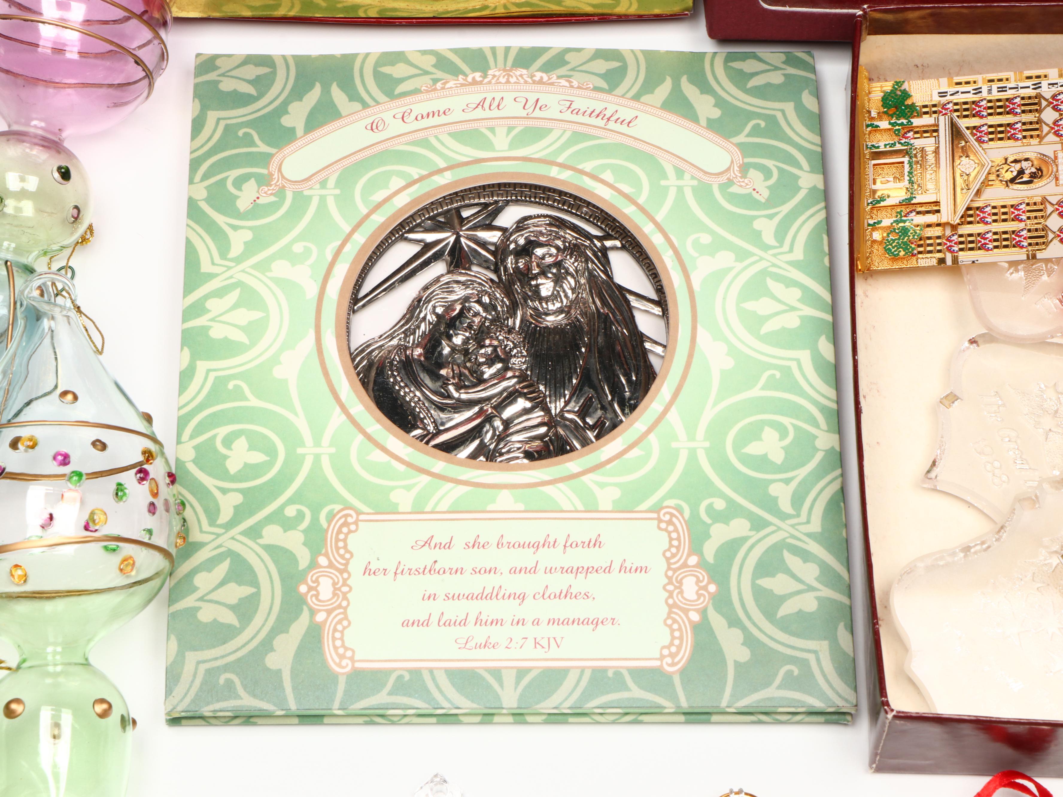 Towle Silver Plate with Other Christmas Ornaments