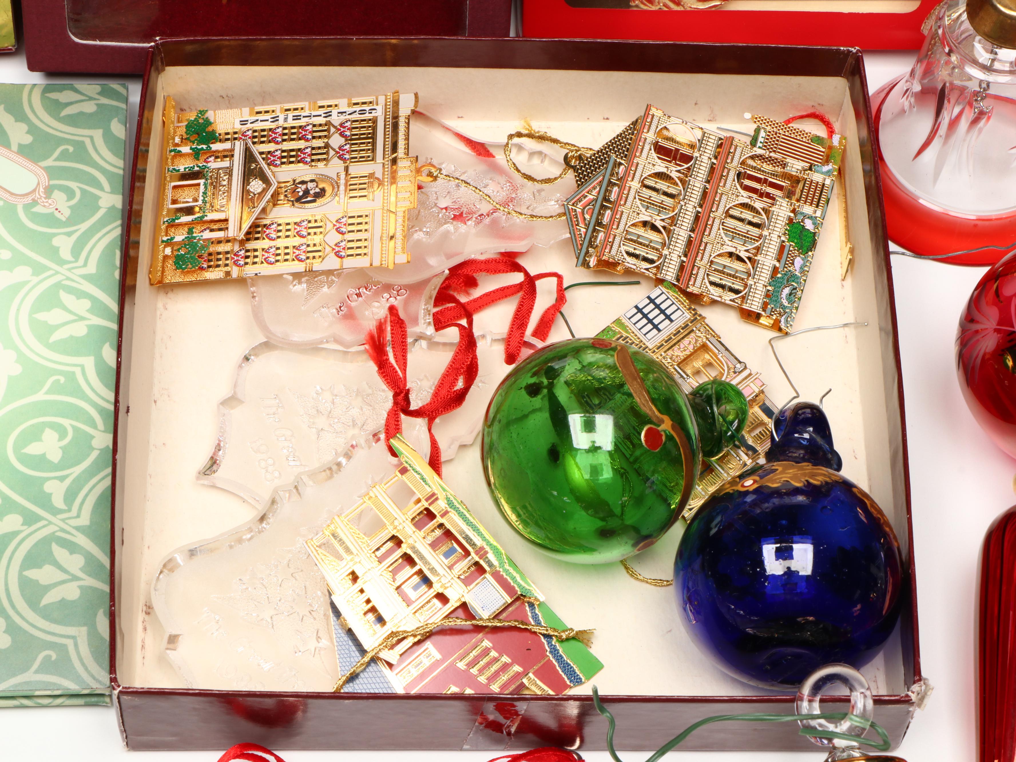 Towle Silver Plate with Other Christmas Ornaments