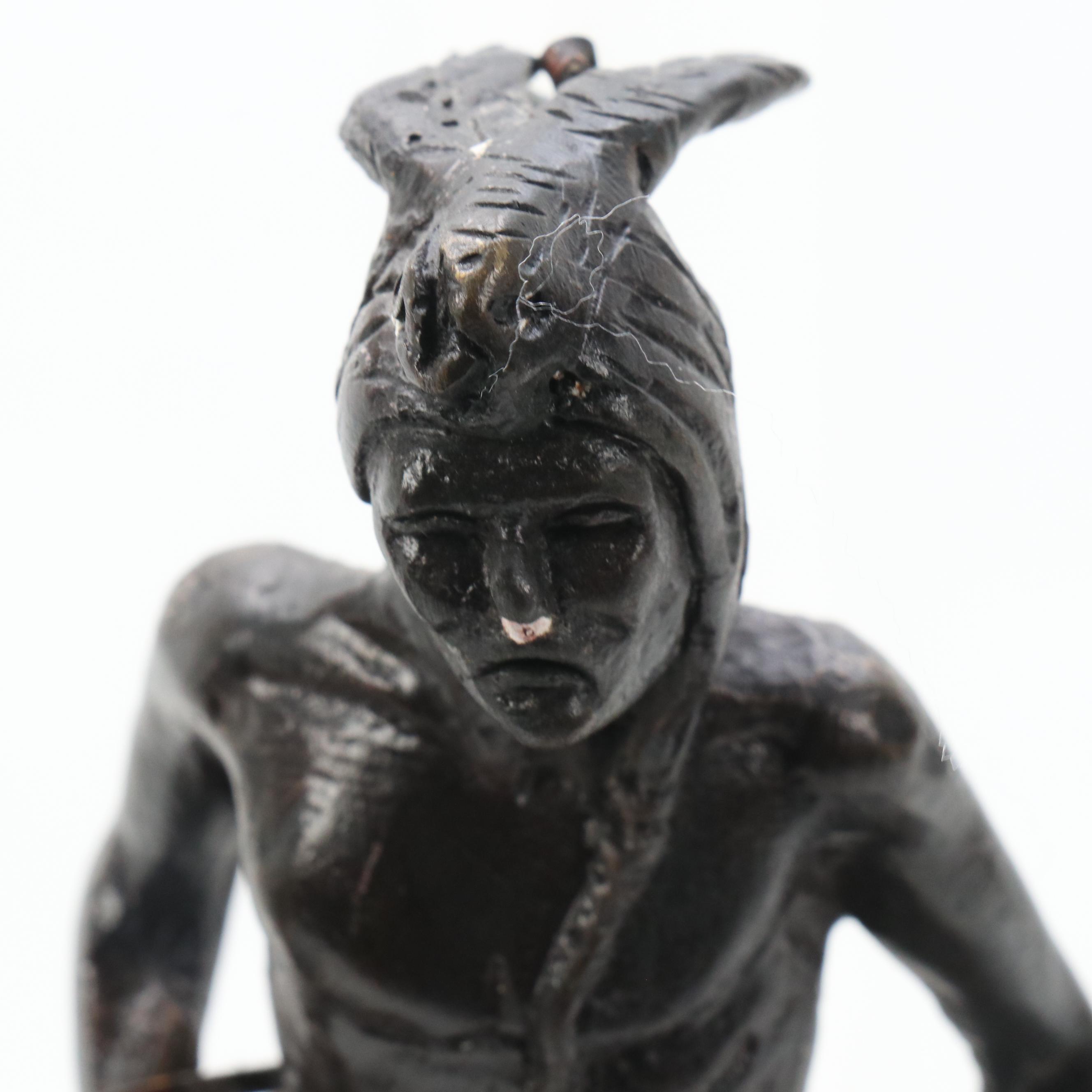 Bronze Sculpture After Frederic Remington "Vigil"