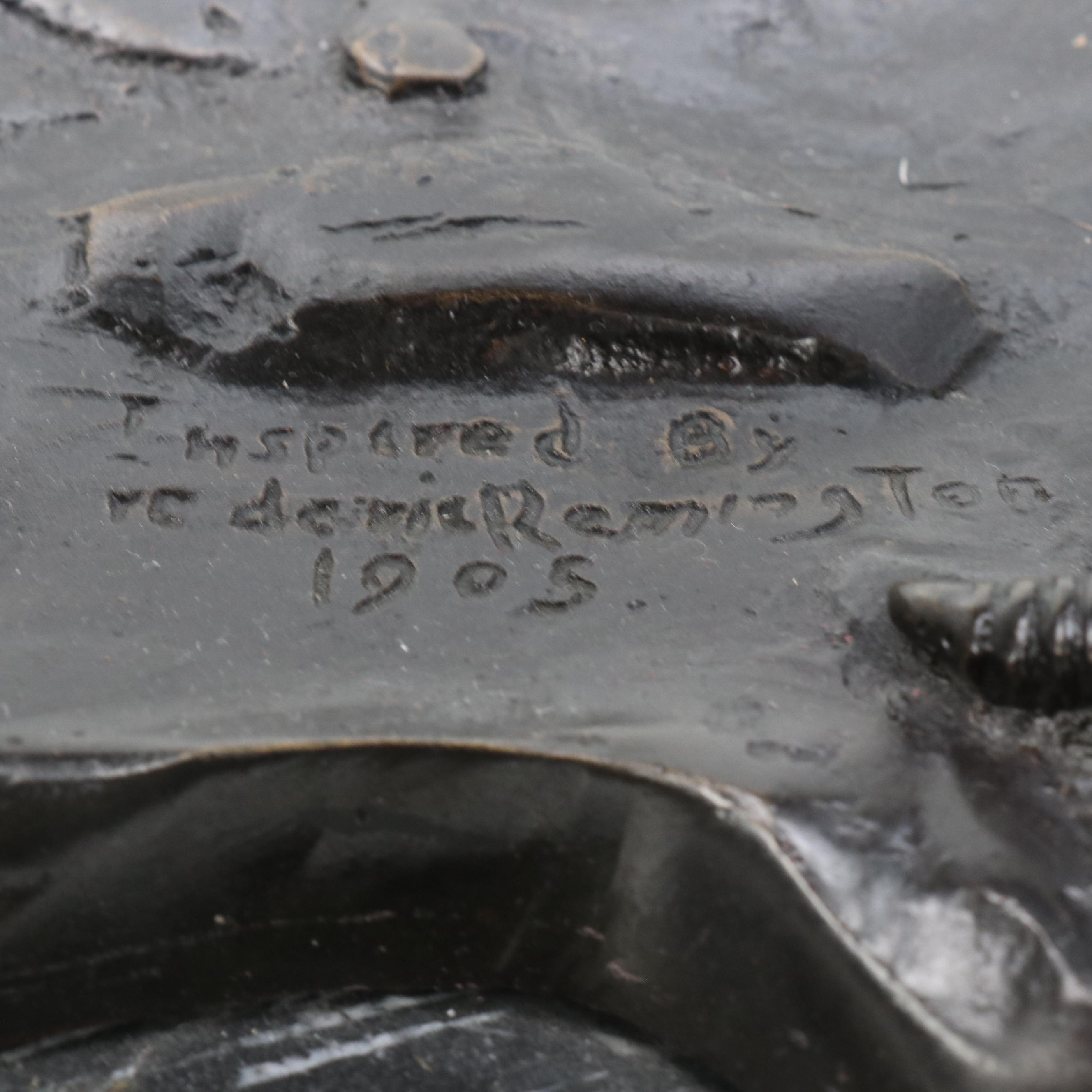 Bronze Sculpture After Frederic Remington "Vigil"