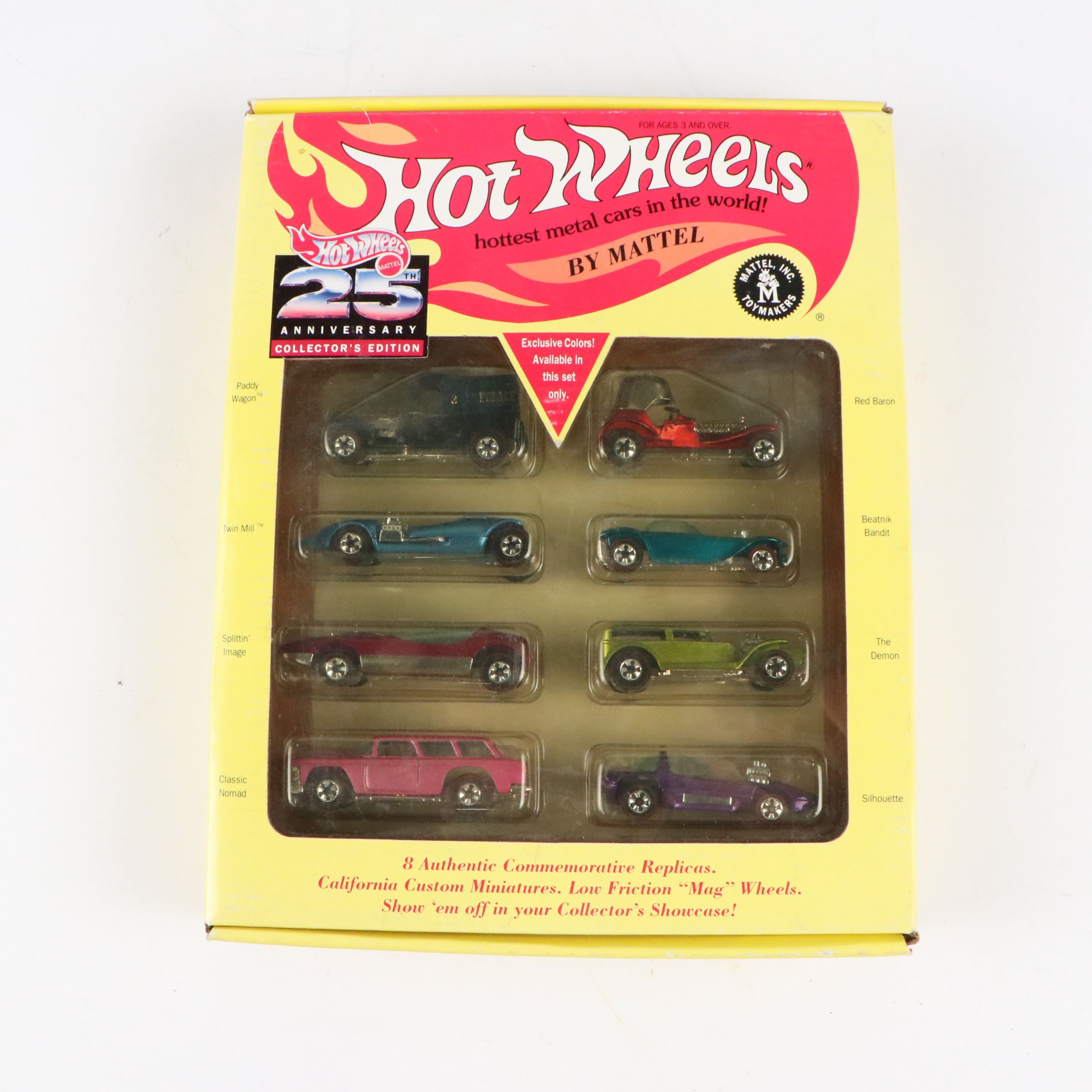Hot Wheels 25th Anniversary Collectors Edition, Vintage Race Team and More Cars