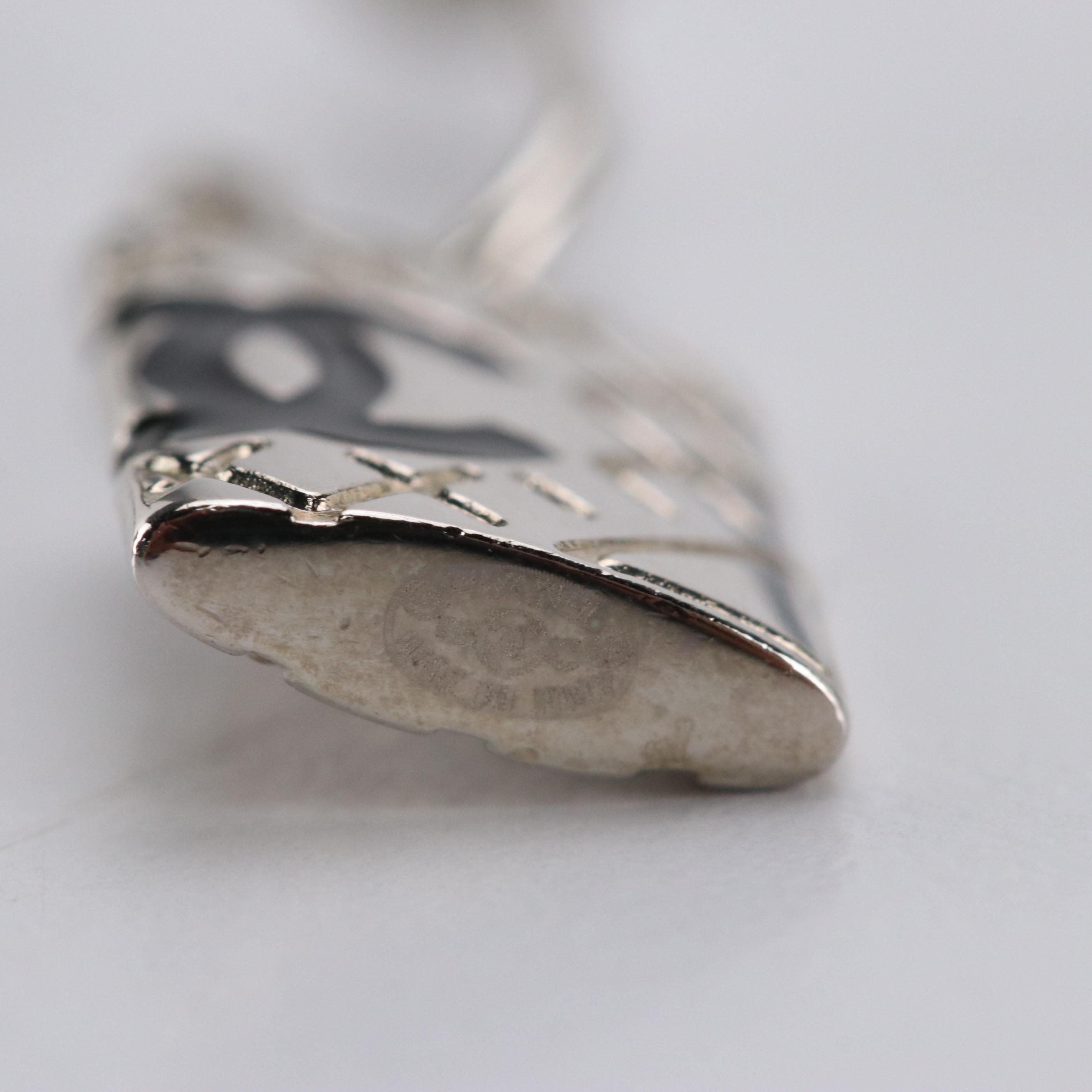 Chanel Cambon Ligne Dangling Earrings in Box, 2000s