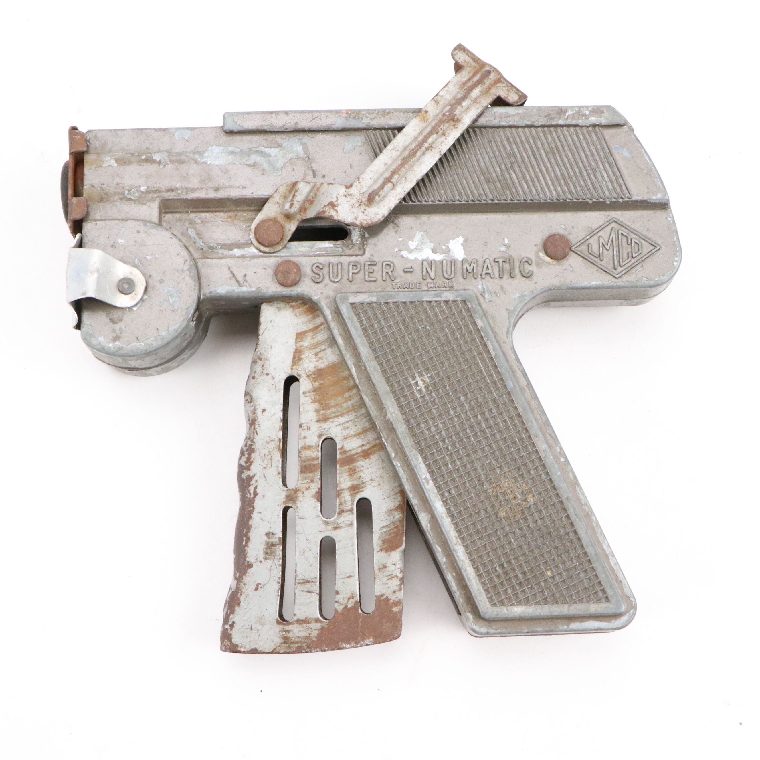 Langson "Super-Numatic" Toy Cap Guns with Horse Hoof Knife, Mid-20th Century