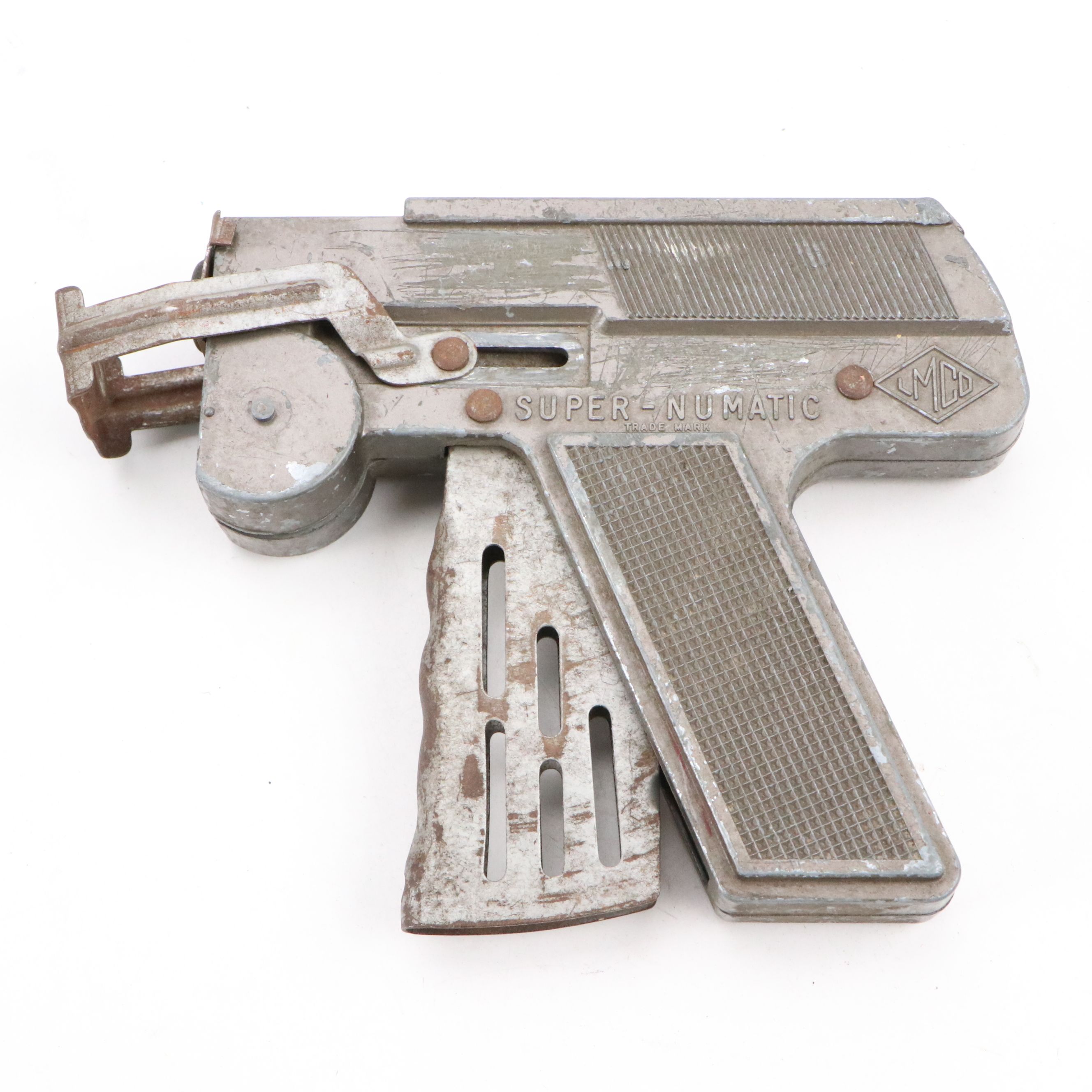 Langson "Super-Numatic" Toy Cap Guns with Horse Hoof Knife, Mid-20th Century