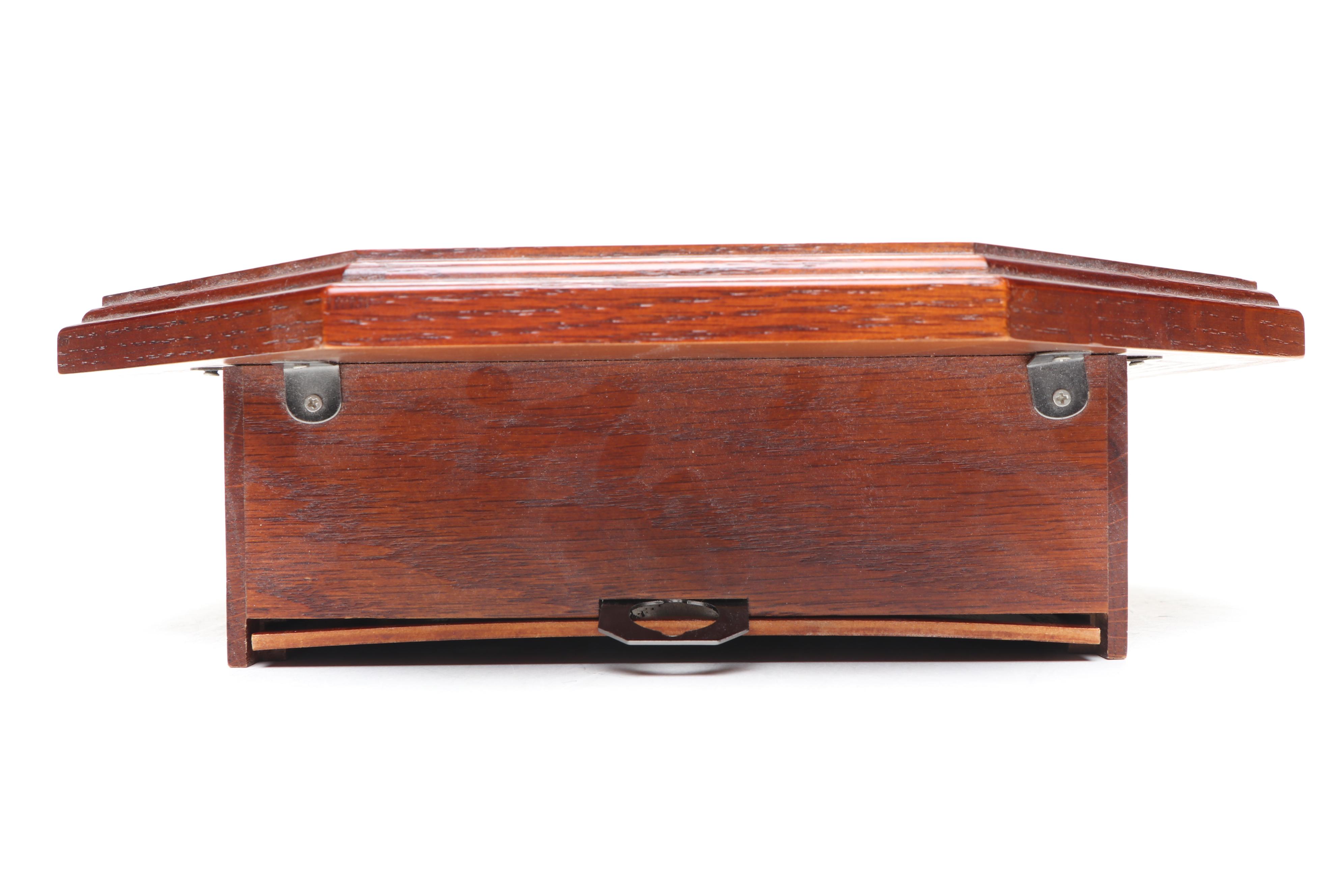 Seiko Octagon Wooden Wall Clock