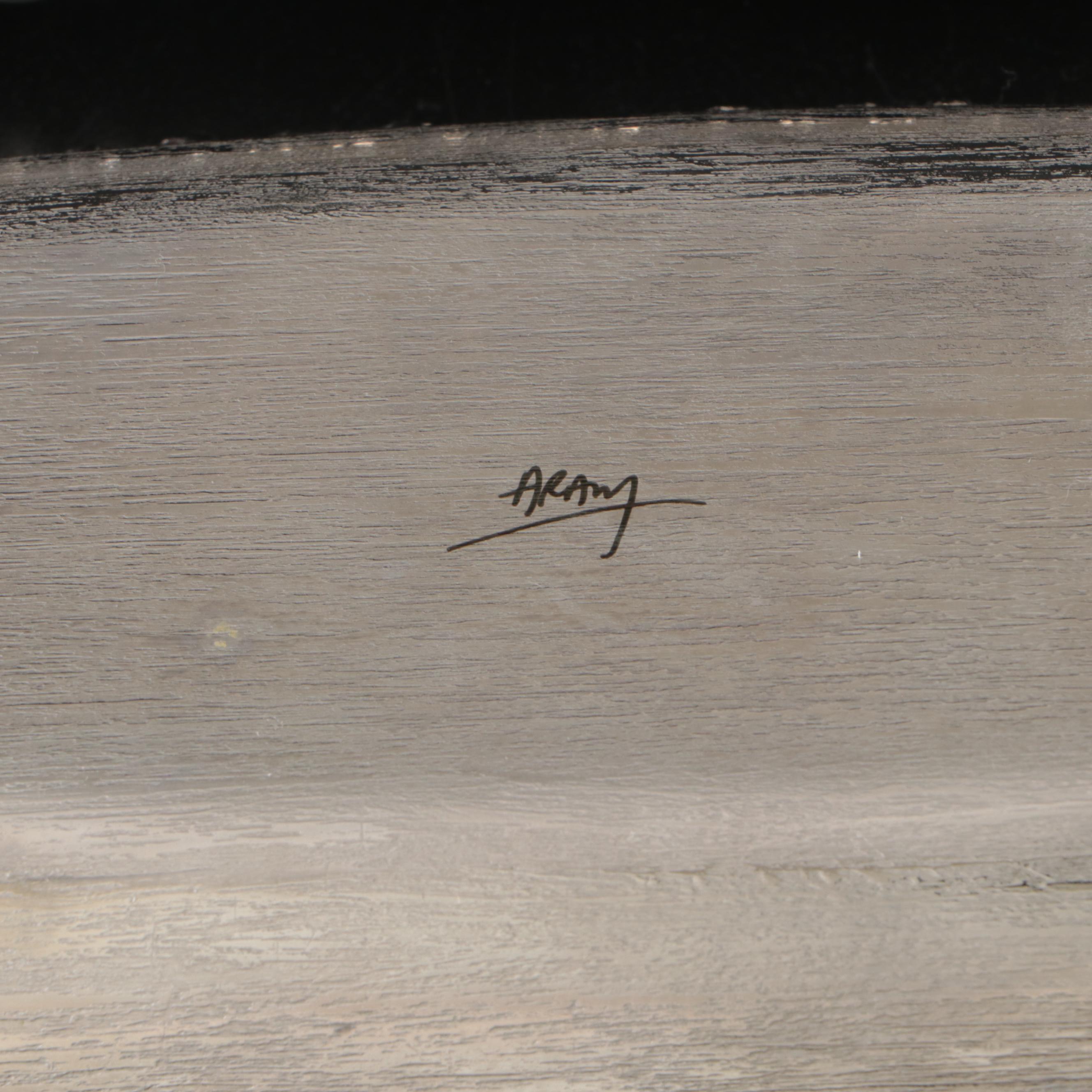 Michael Aram Beaded Rim Molten Metal Bowl and Serving Platters