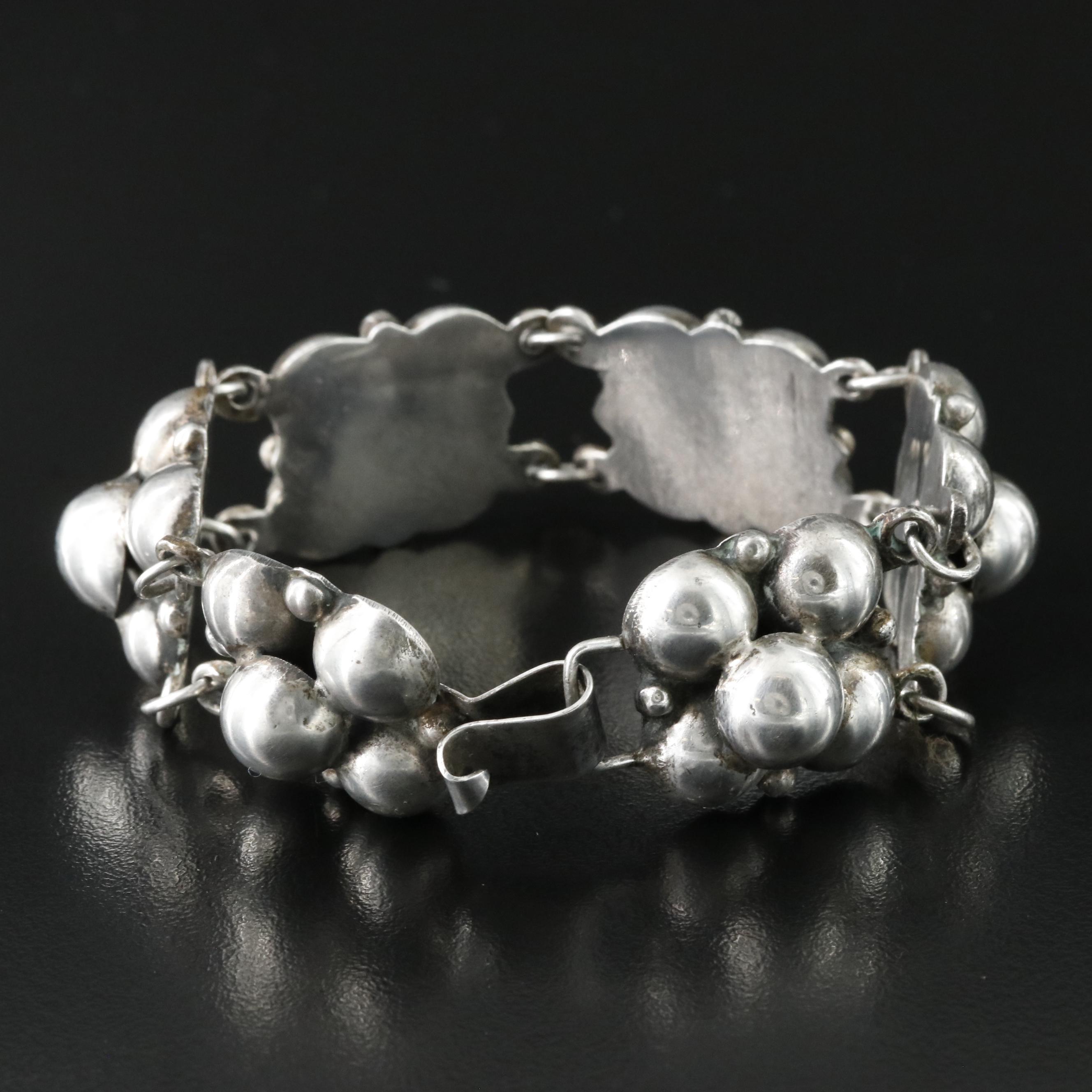 Vintage 1940s Mexican Sterling Bracelet