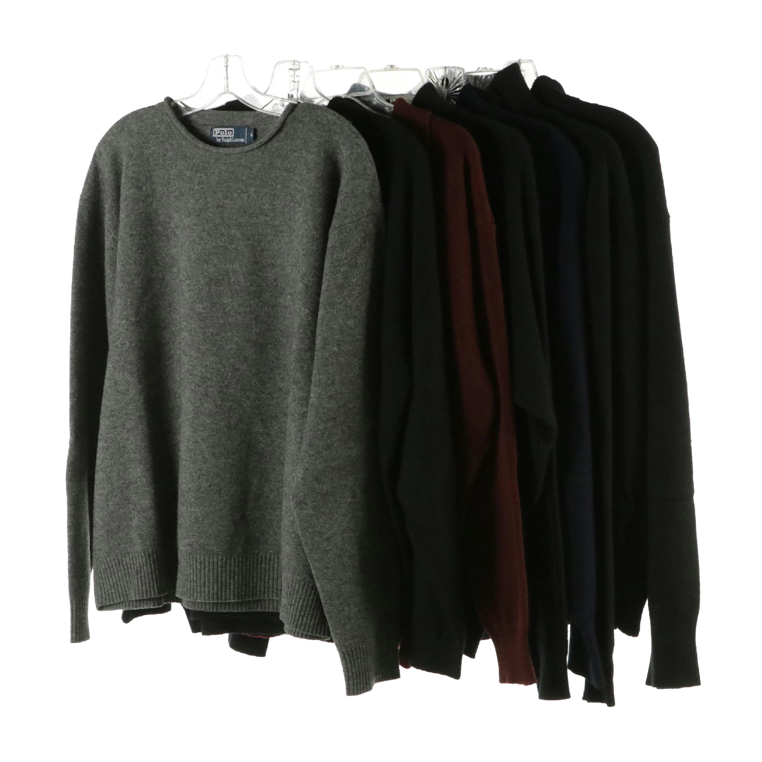 Men's Polo Ralph Lauren and Other Cashmere Turtlenecks, Wool Sweaters & More