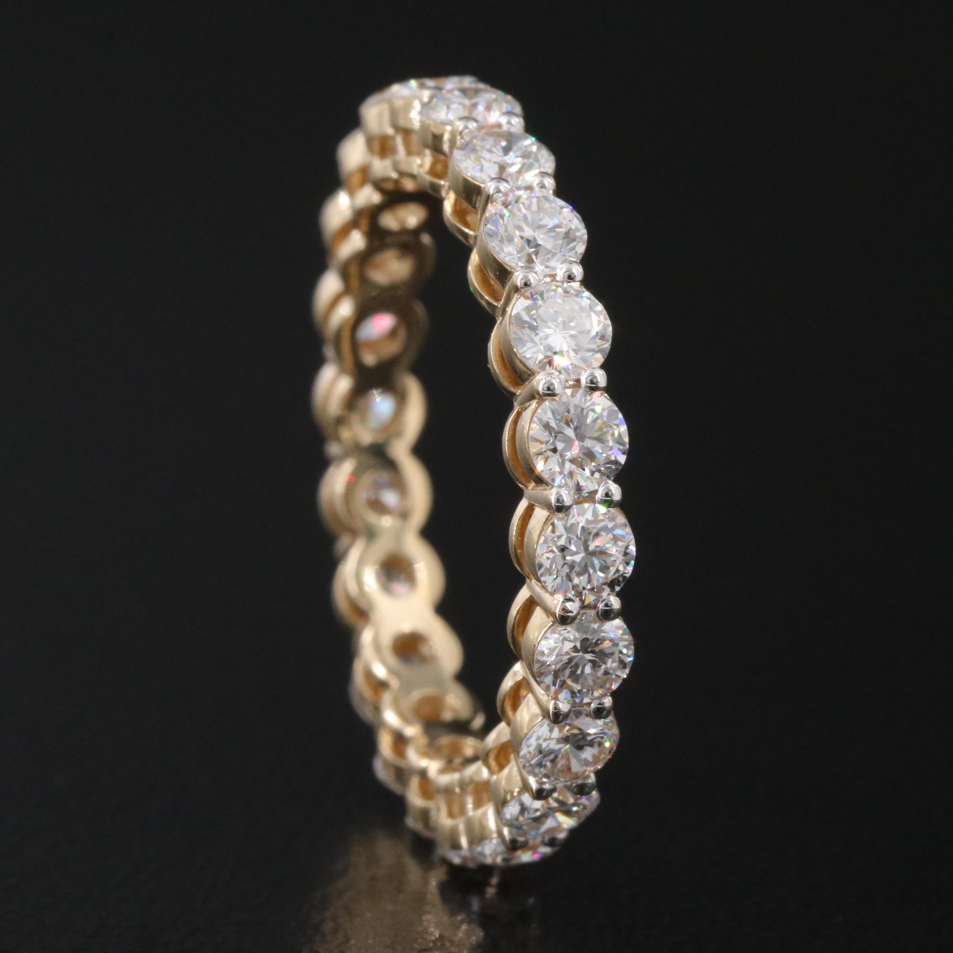 14K 2.07 CTW Lab Grown Diamond Eternity Band