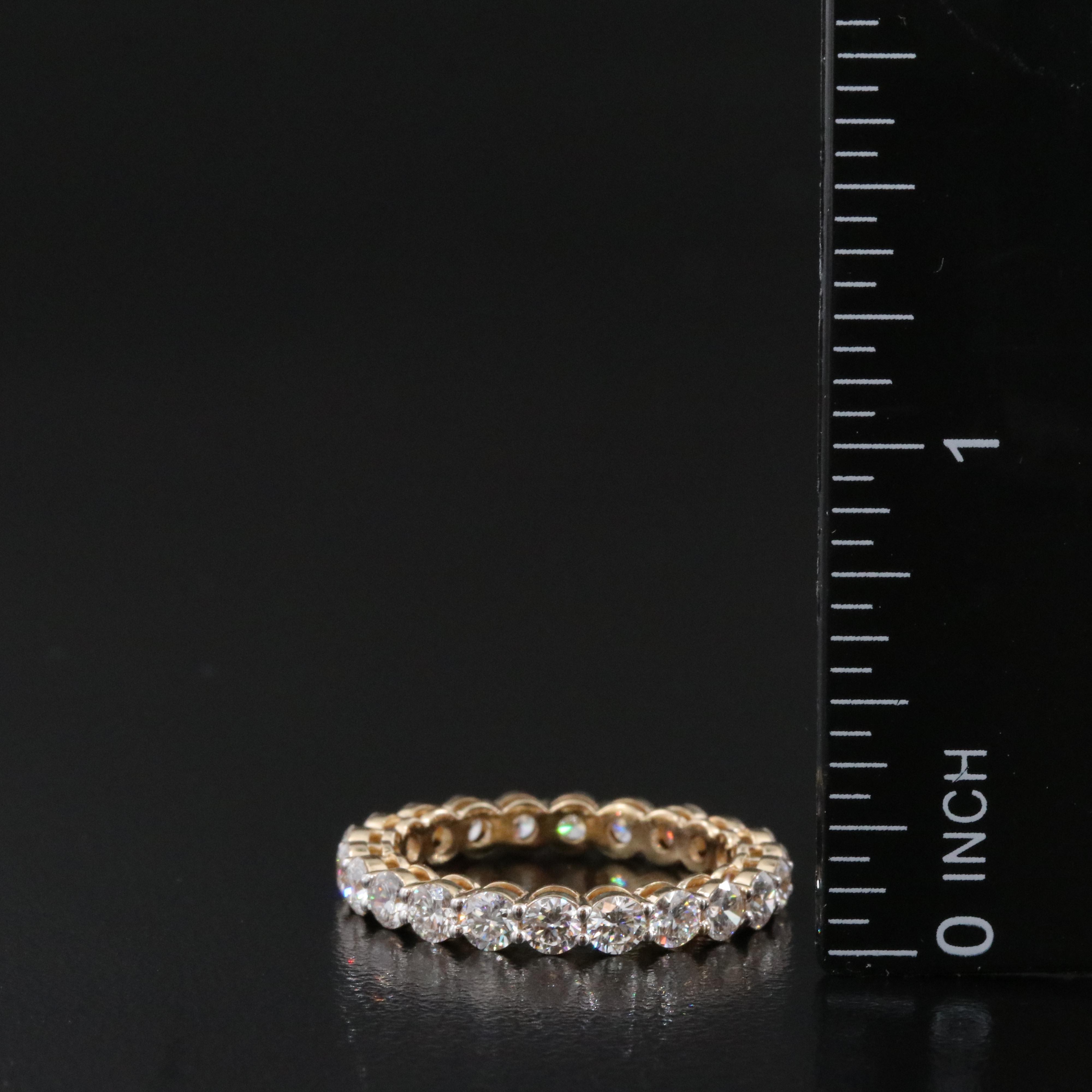 14K 2.07 CTW Lab Grown Diamond Eternity Band