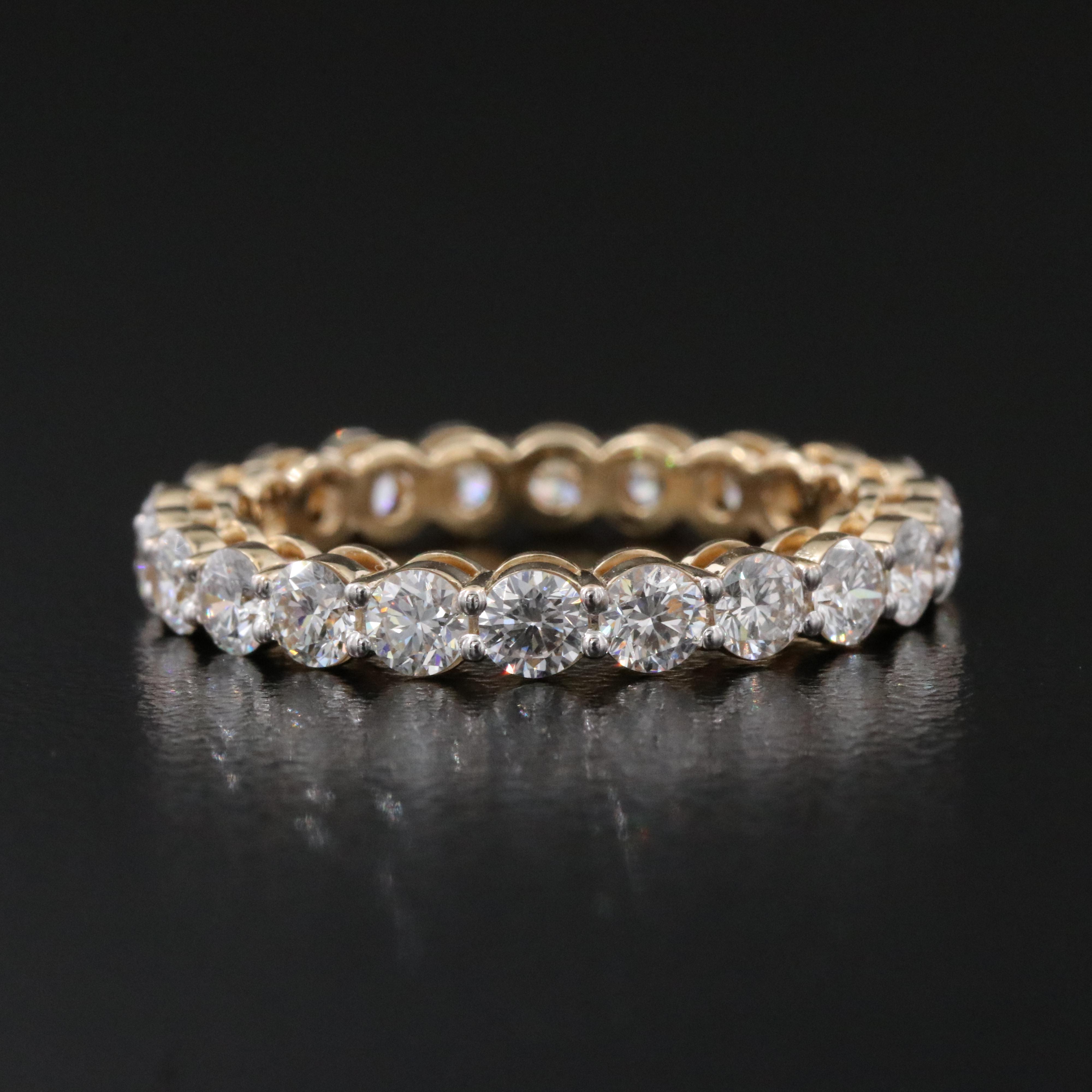 14K 2.07 CTW Lab Grown Diamond Eternity Band