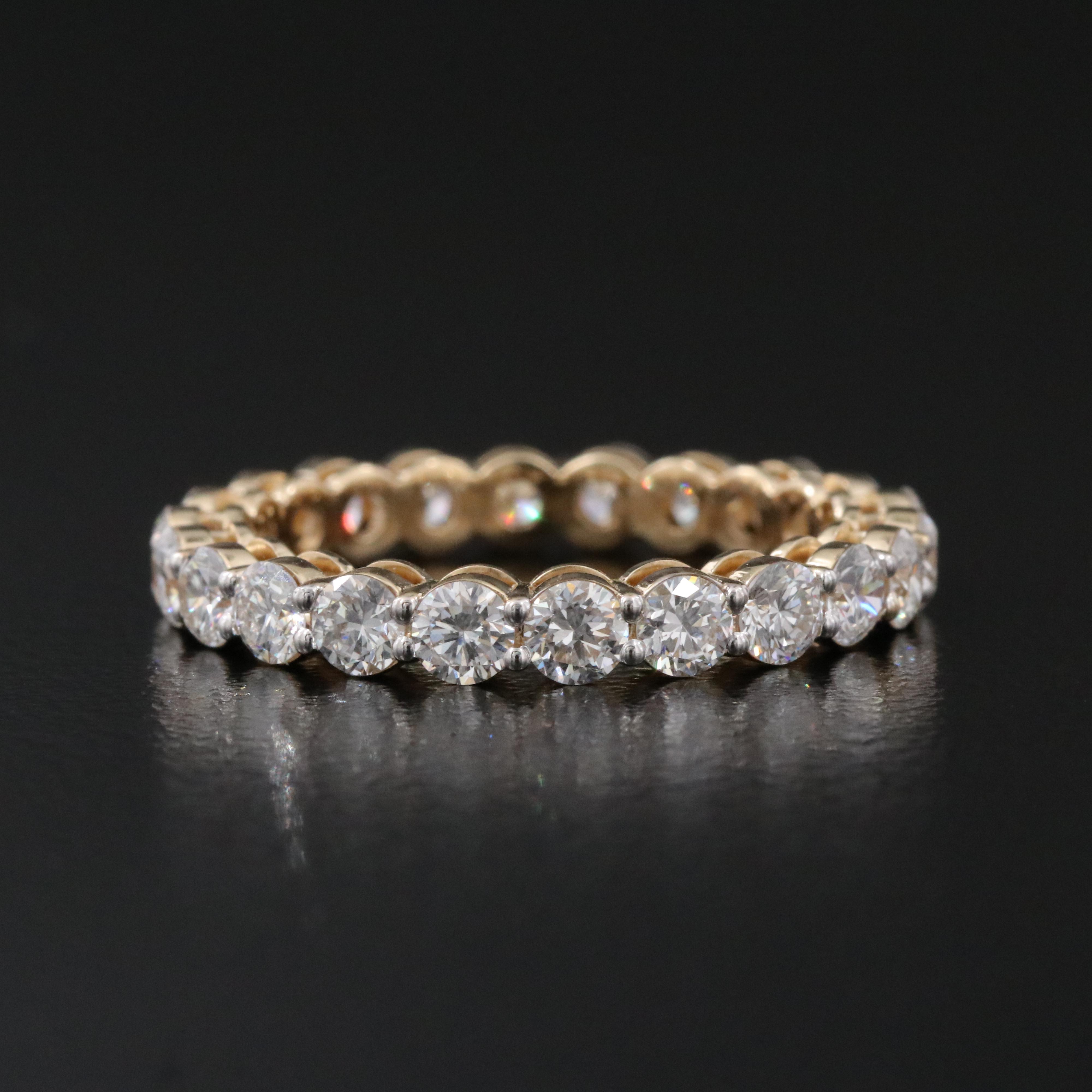14K 2.07 CTW Lab Grown Diamond Eternity Band