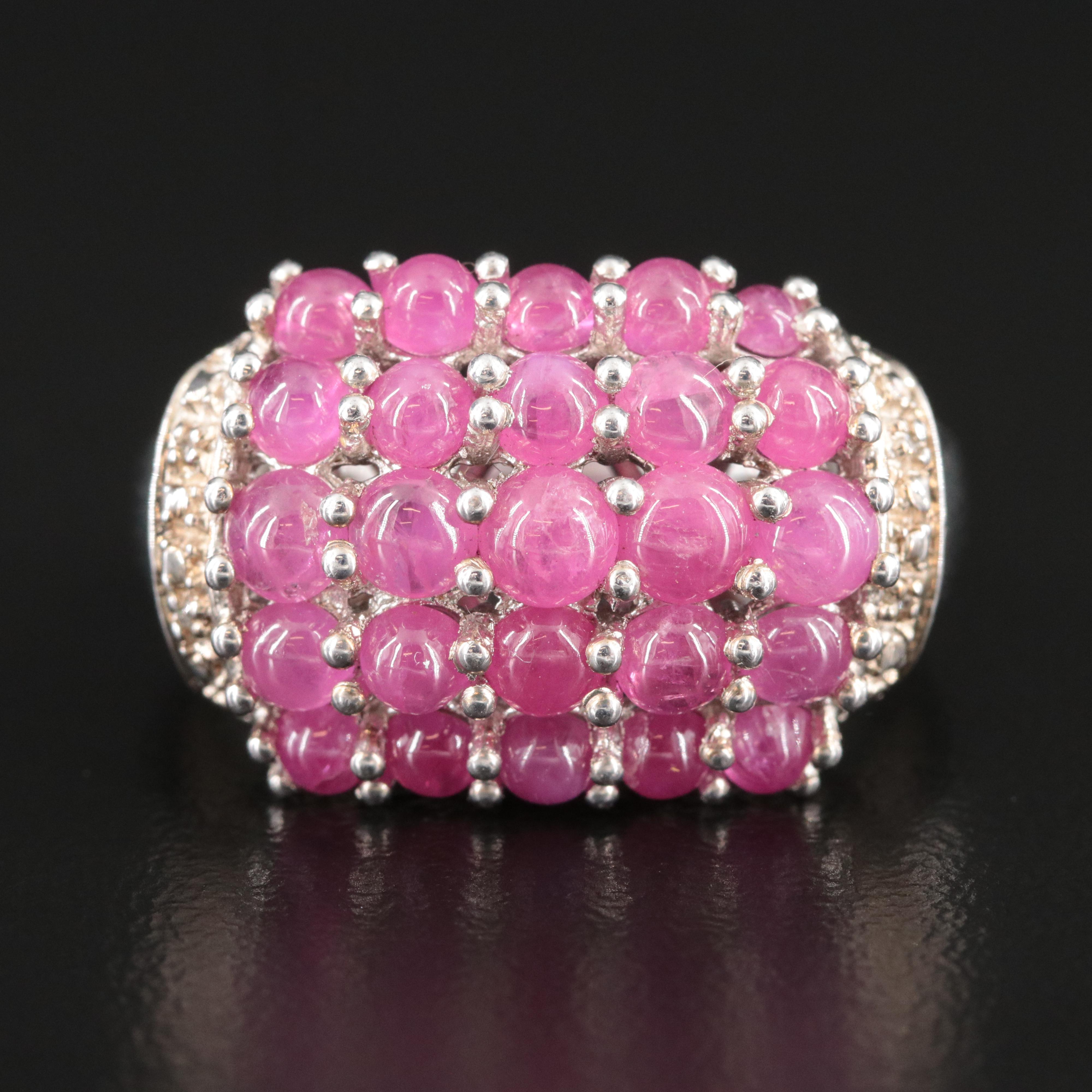 Sterling Filled Corundum Ring