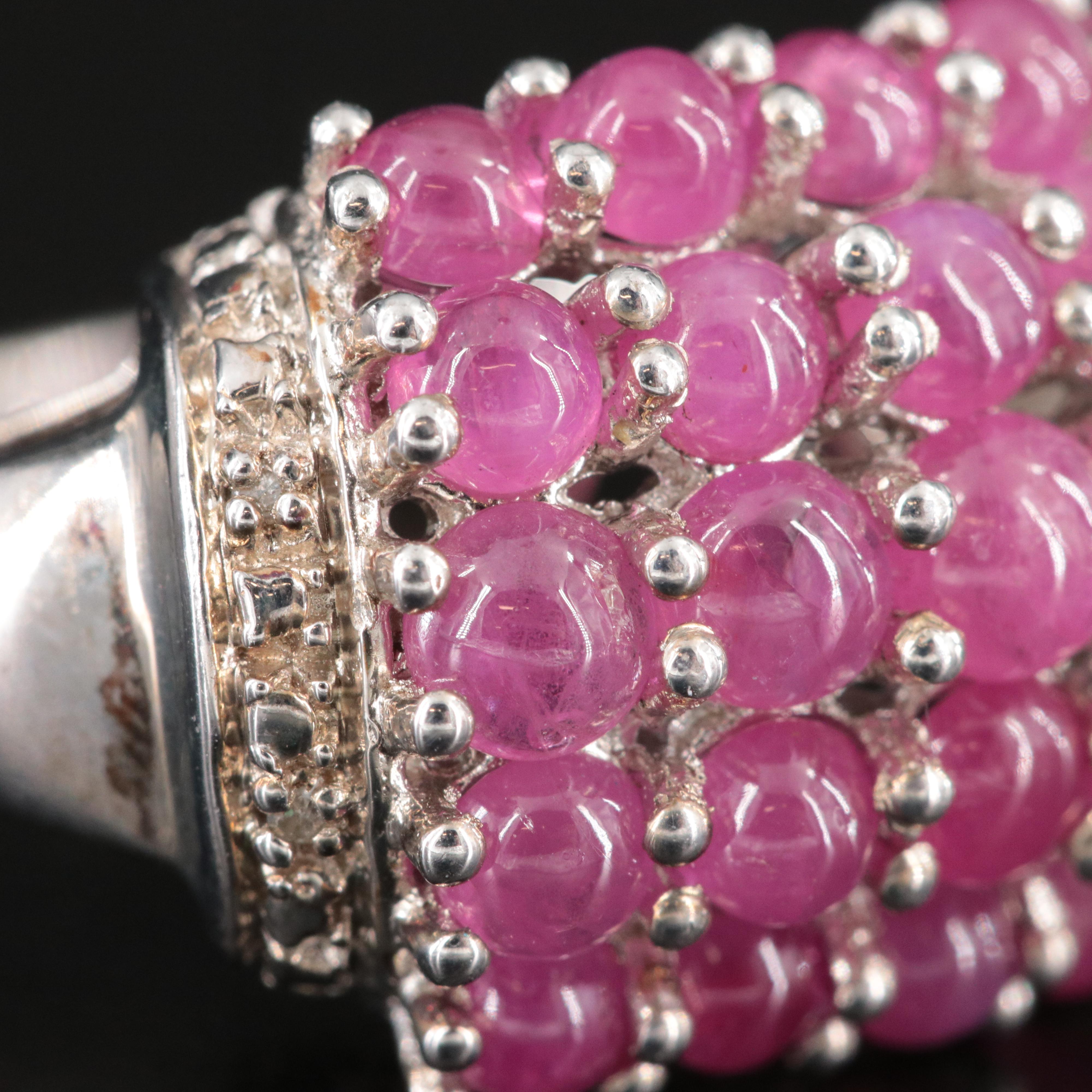 Sterling Filled Corundum Ring