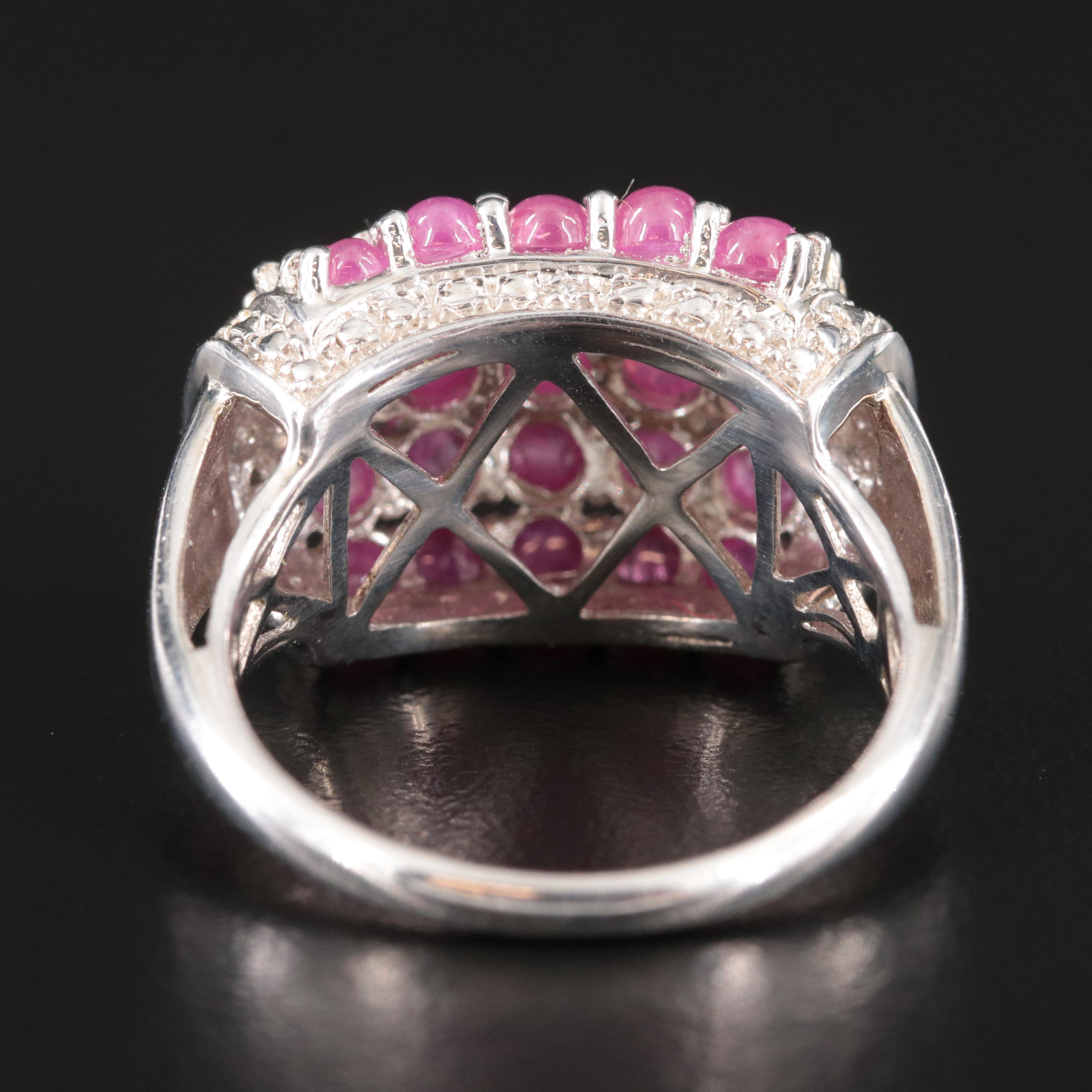 Sterling Filled Corundum Ring