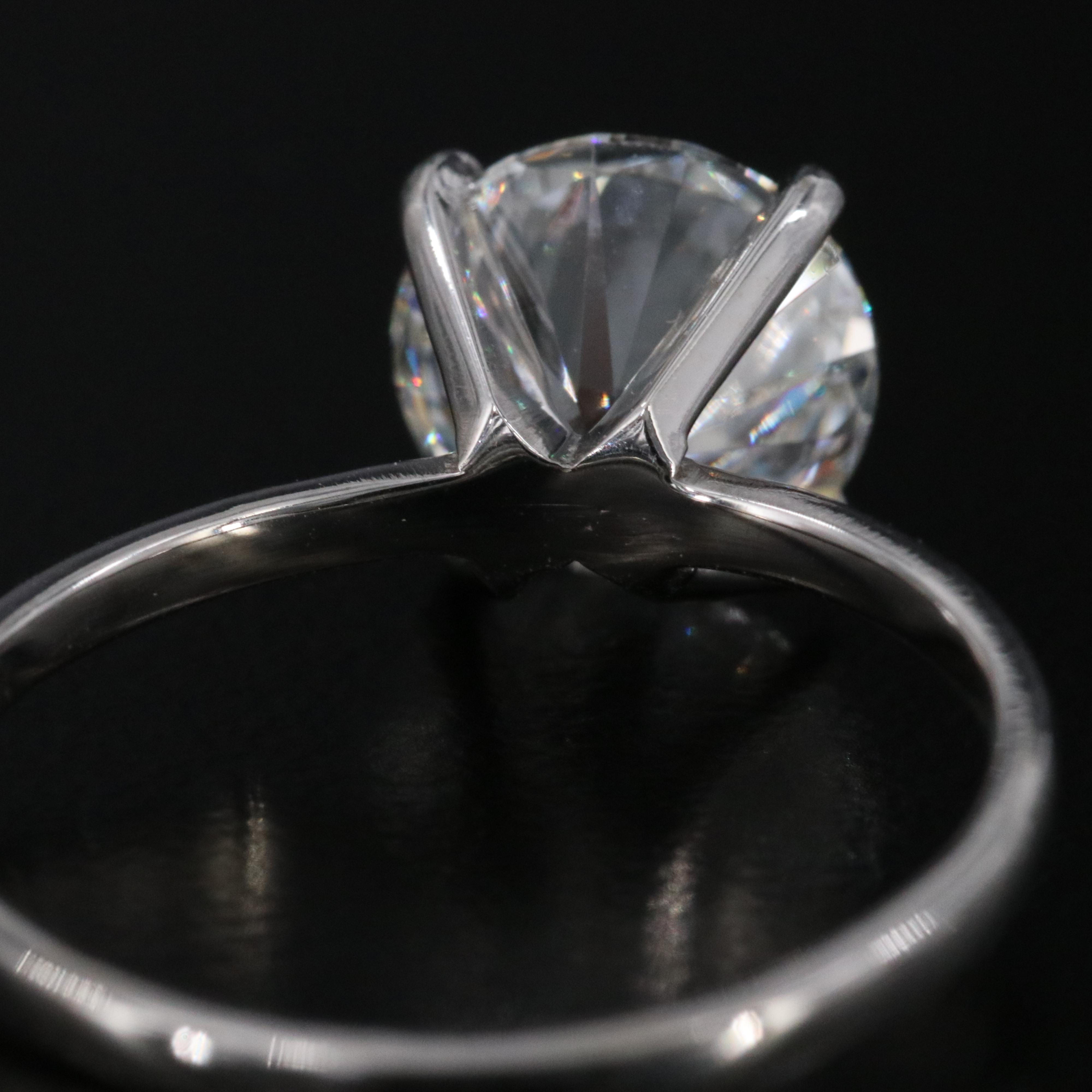 14K 2.02 CT Lab Grown Diamond Solitaire Ring with IGI Report