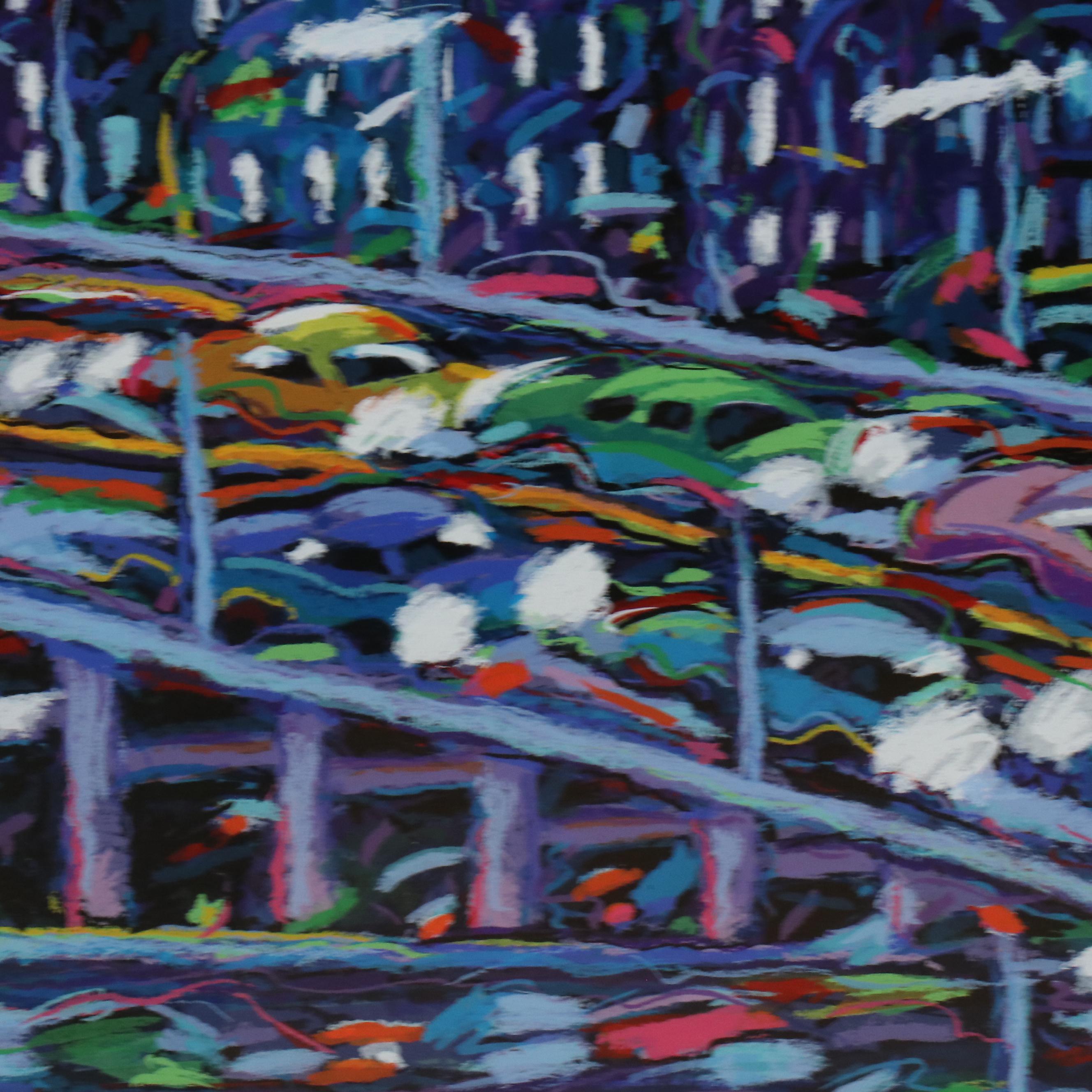 James Talmadge Serigraph "Downtown"