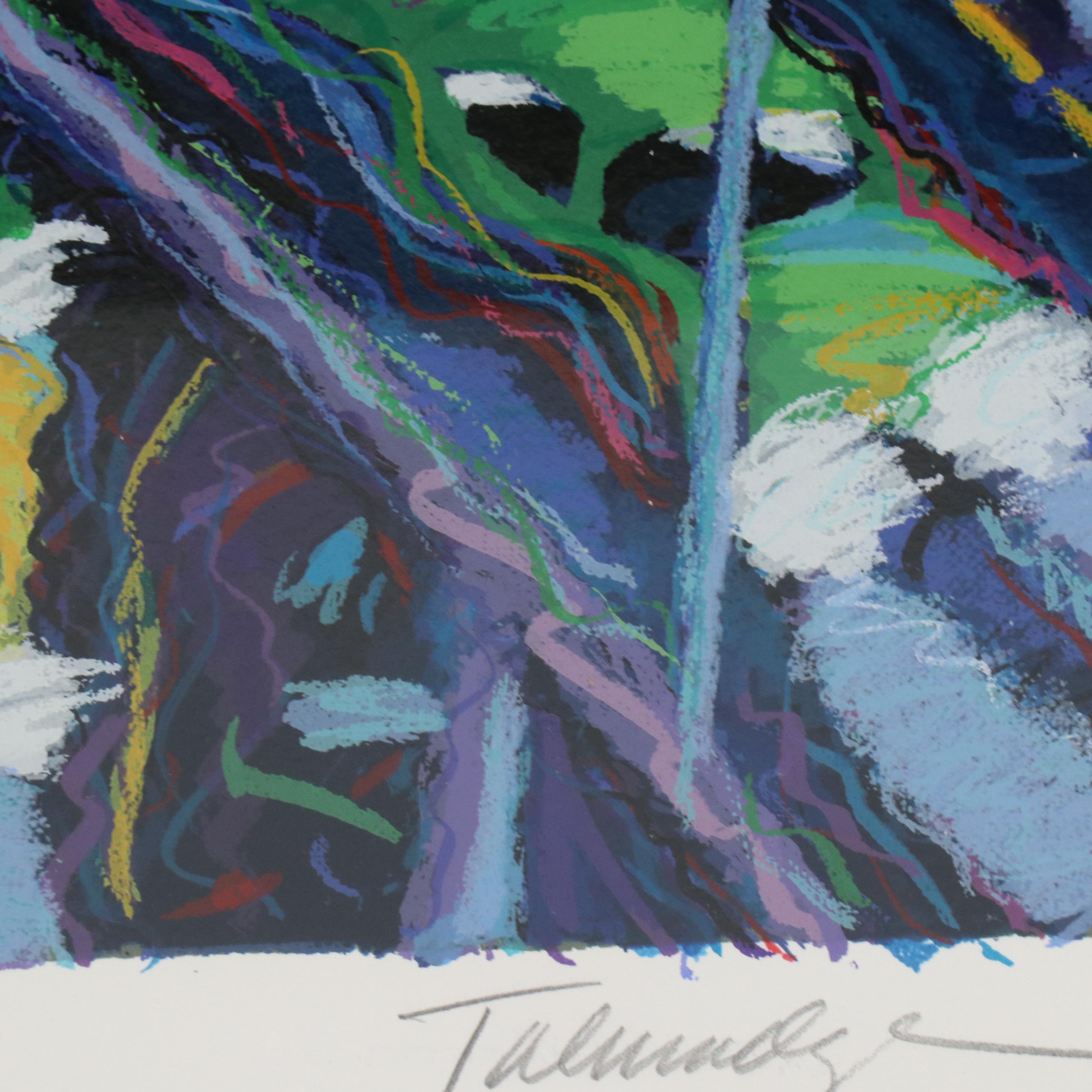 James Talmadge Serigraph "Downtown"