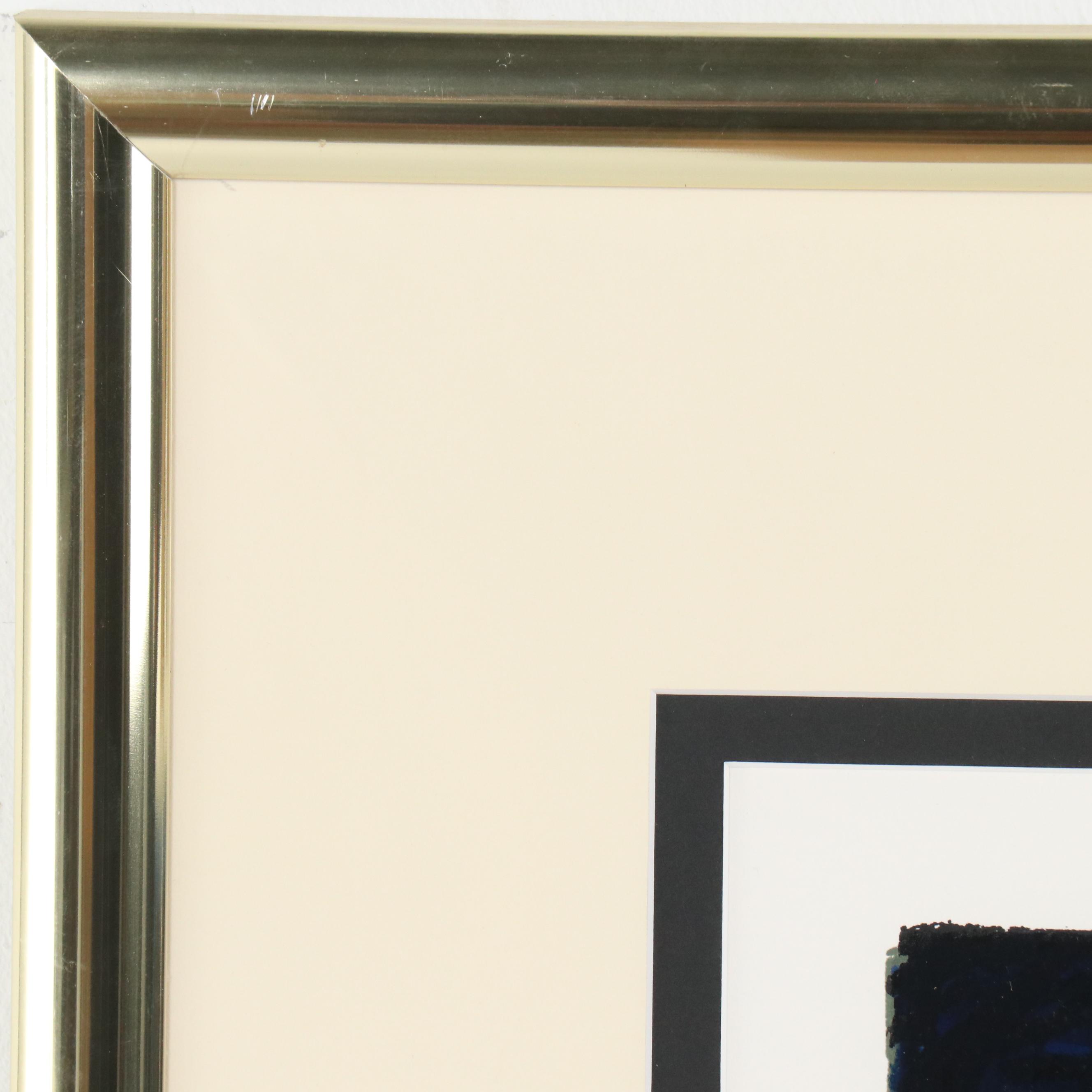 James Talmadge Serigraph "Downtown"