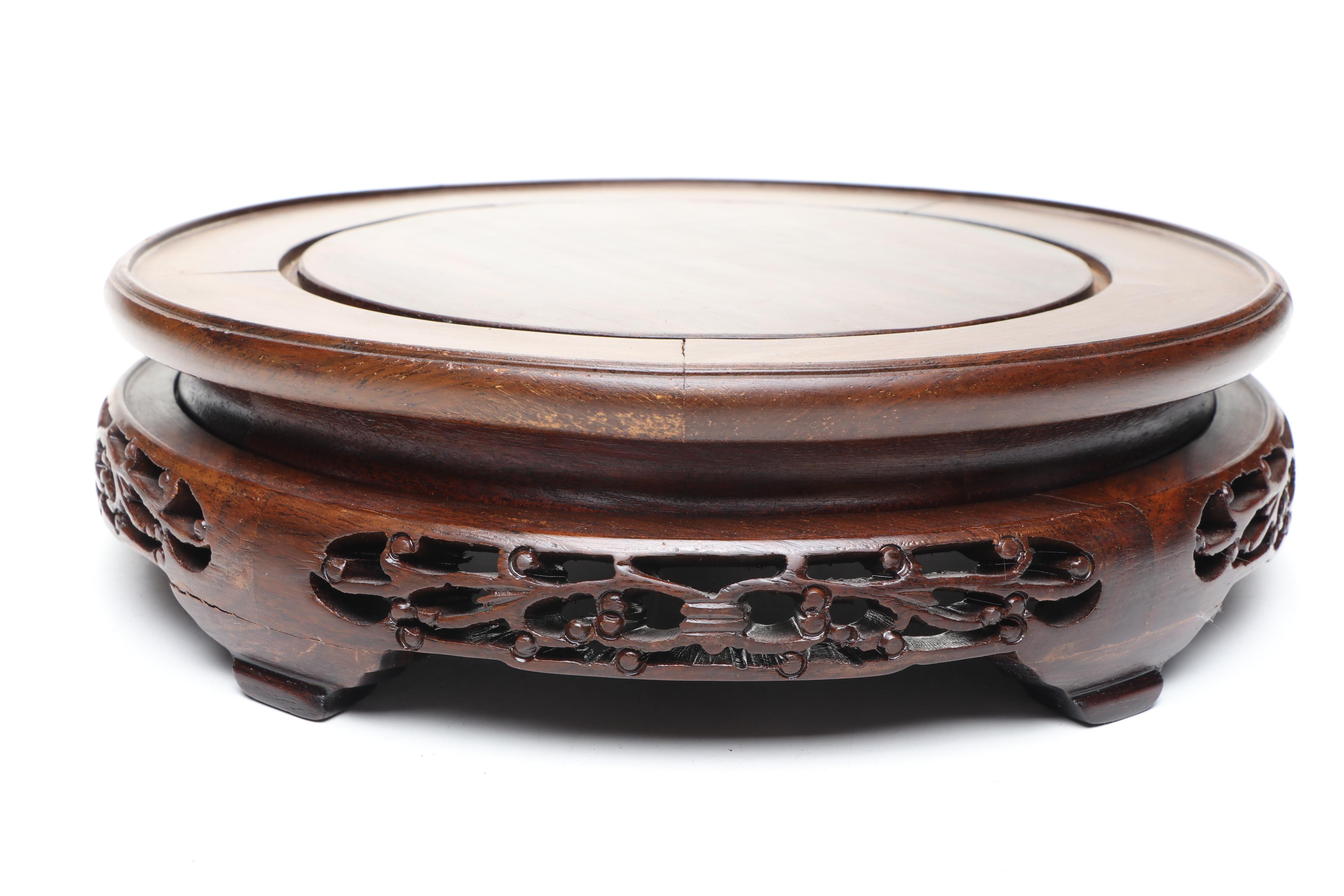 Chinese Carved Wood Stands