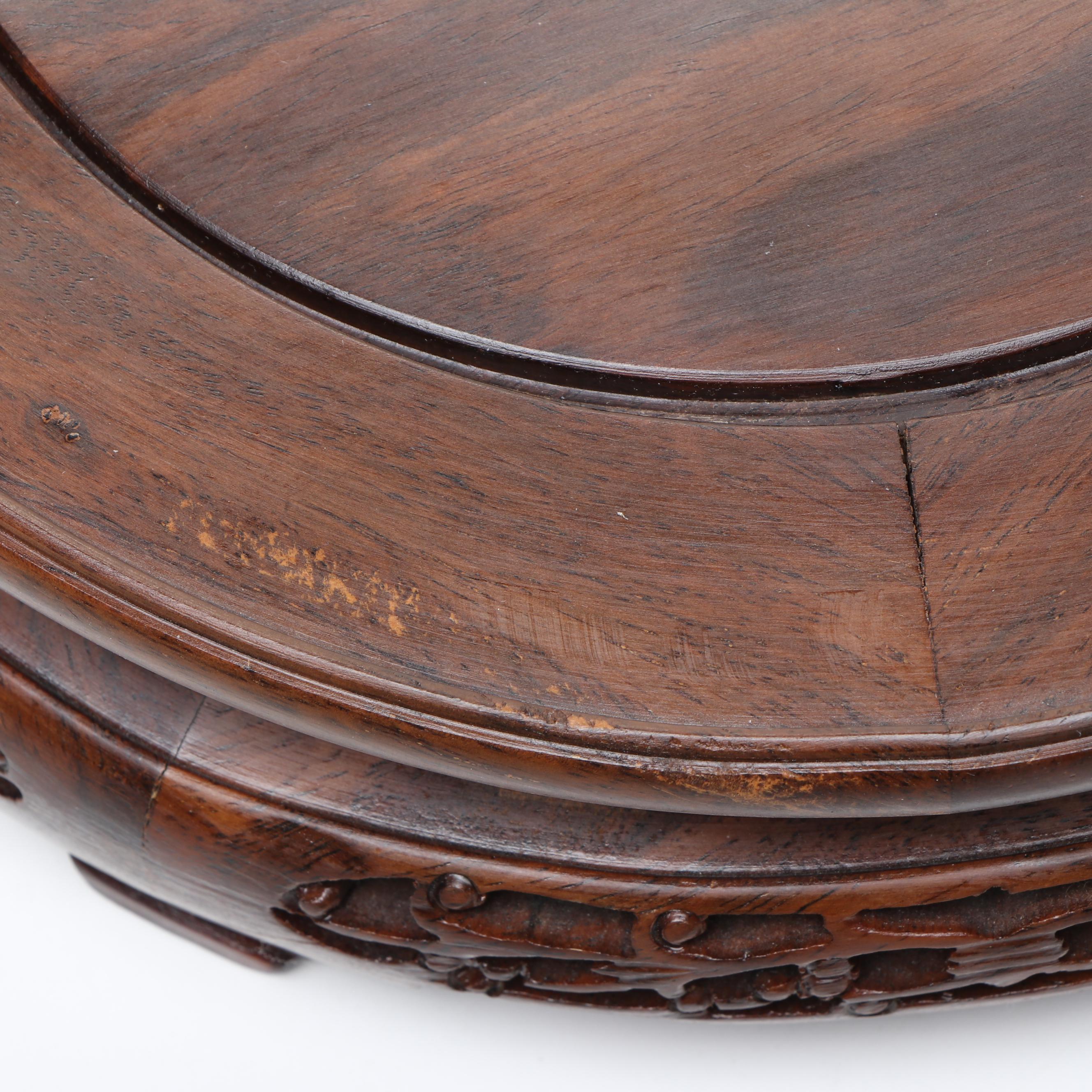 Chinese Carved Wood Stands