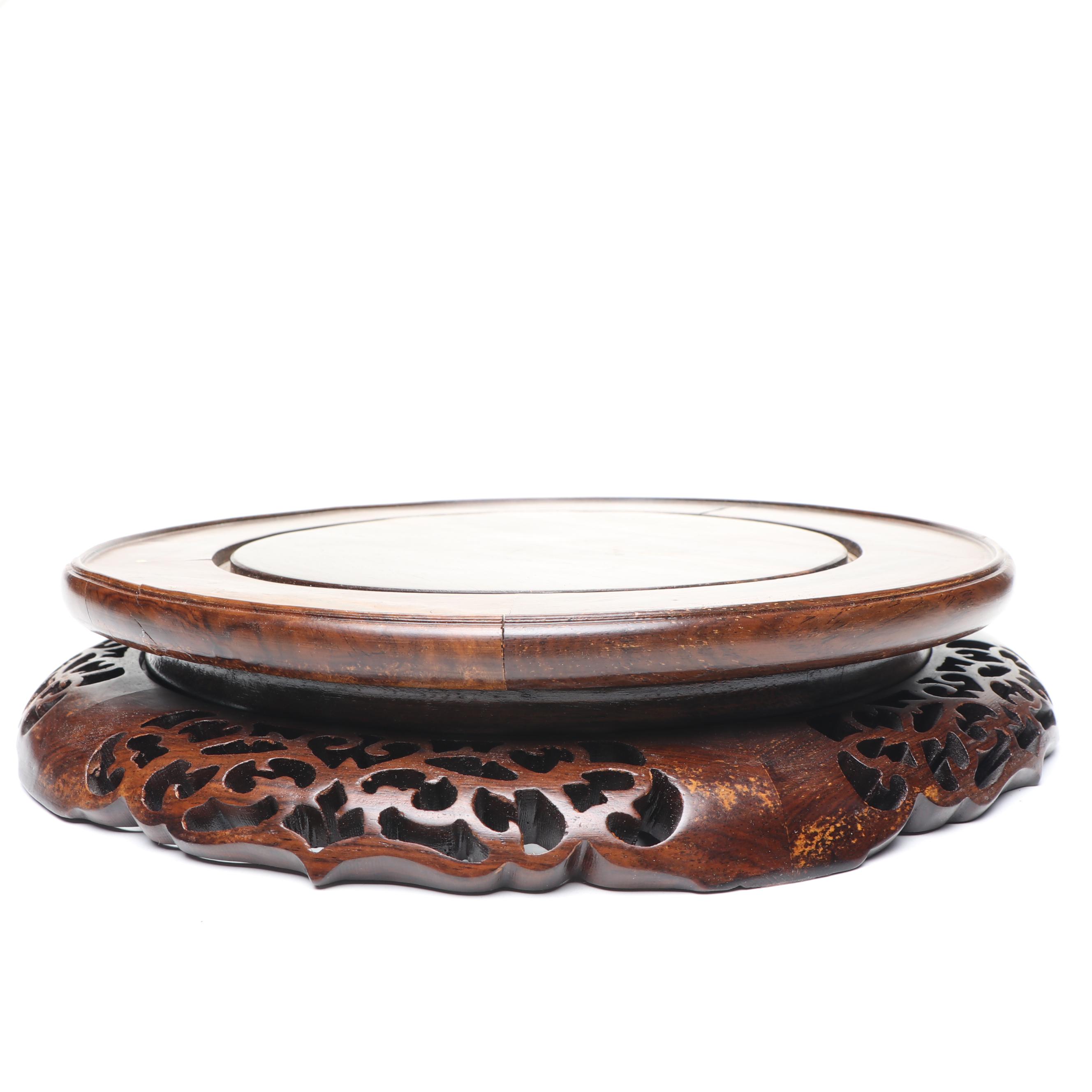 Chinese Carved Wood Stands