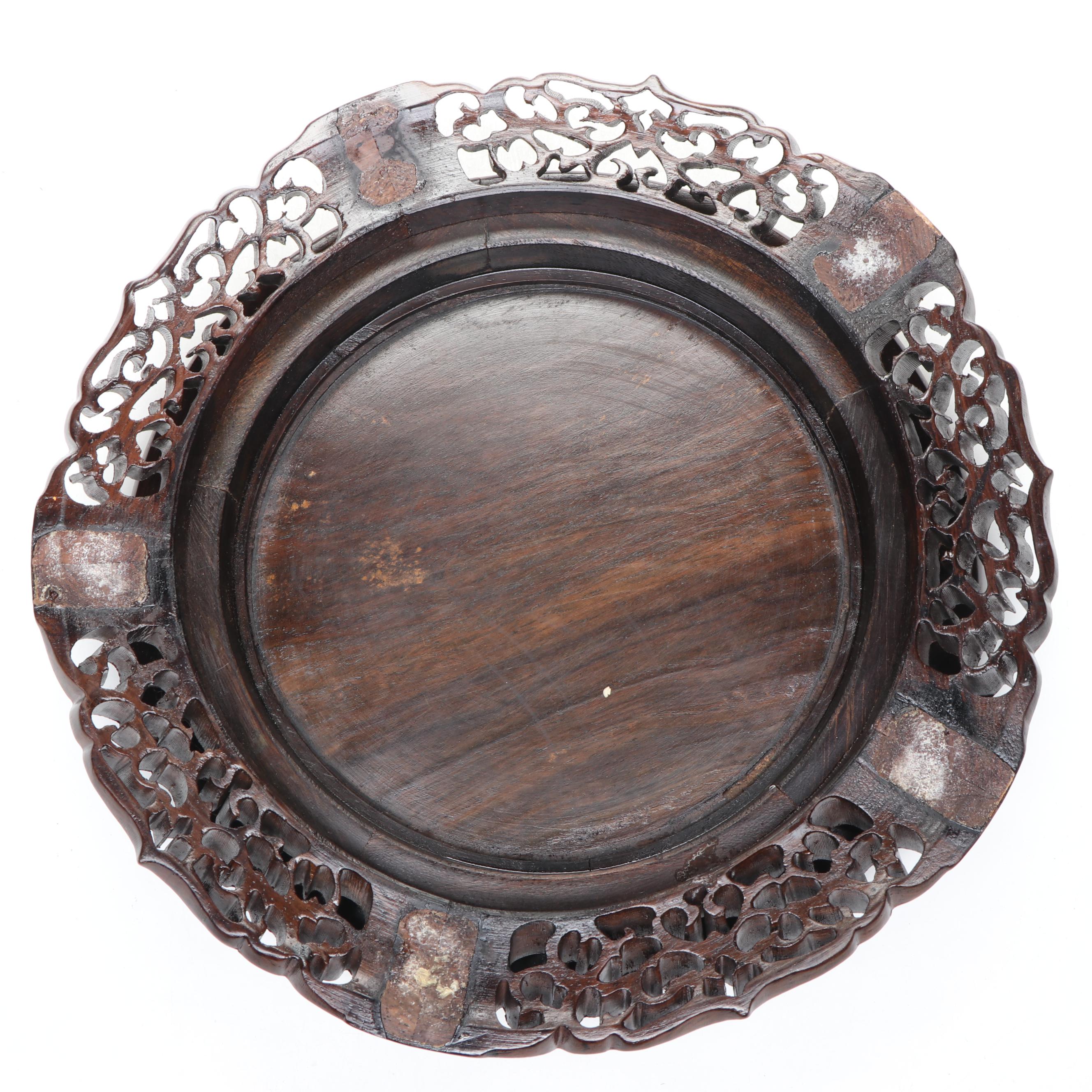 Chinese Carved Wood Stands