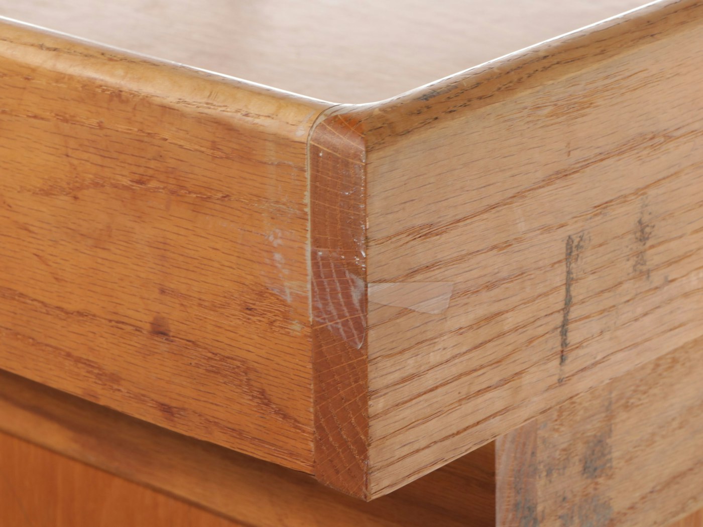 Oak Work Table with Storage Cubbies | EBTH