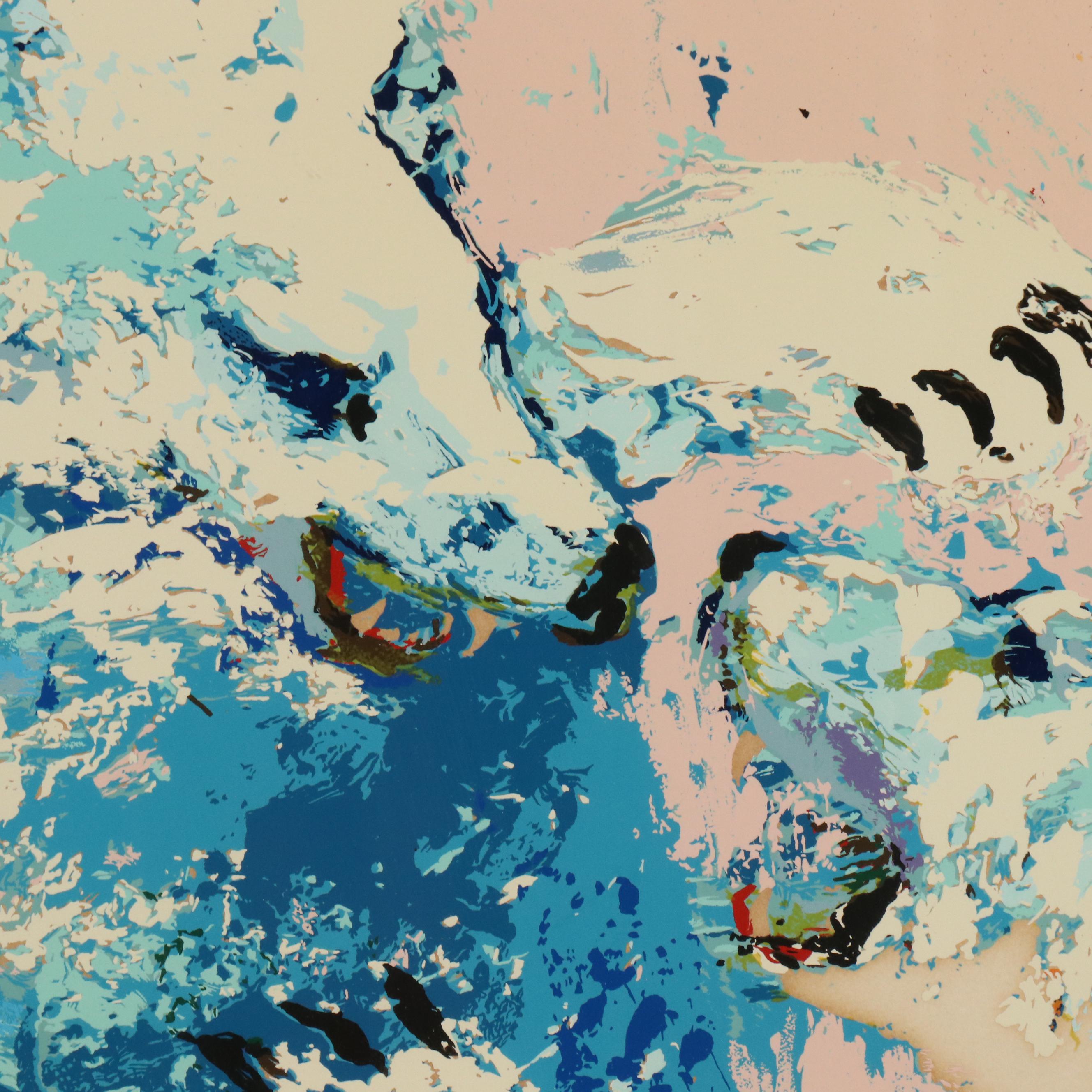 LeRoy Neiman Serigraph "Polar Bears"