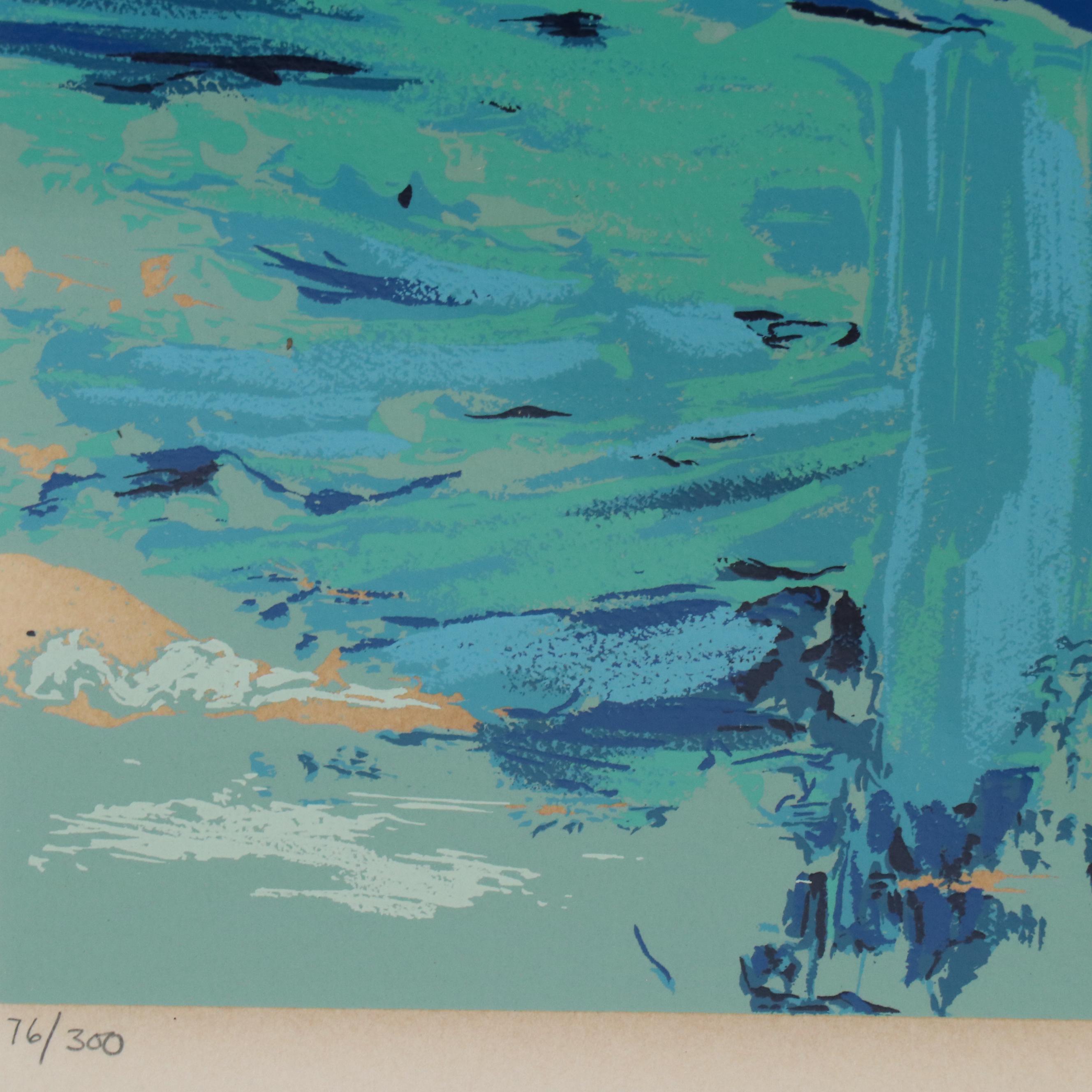 LeRoy Neiman Serigraph "Polar Bears"