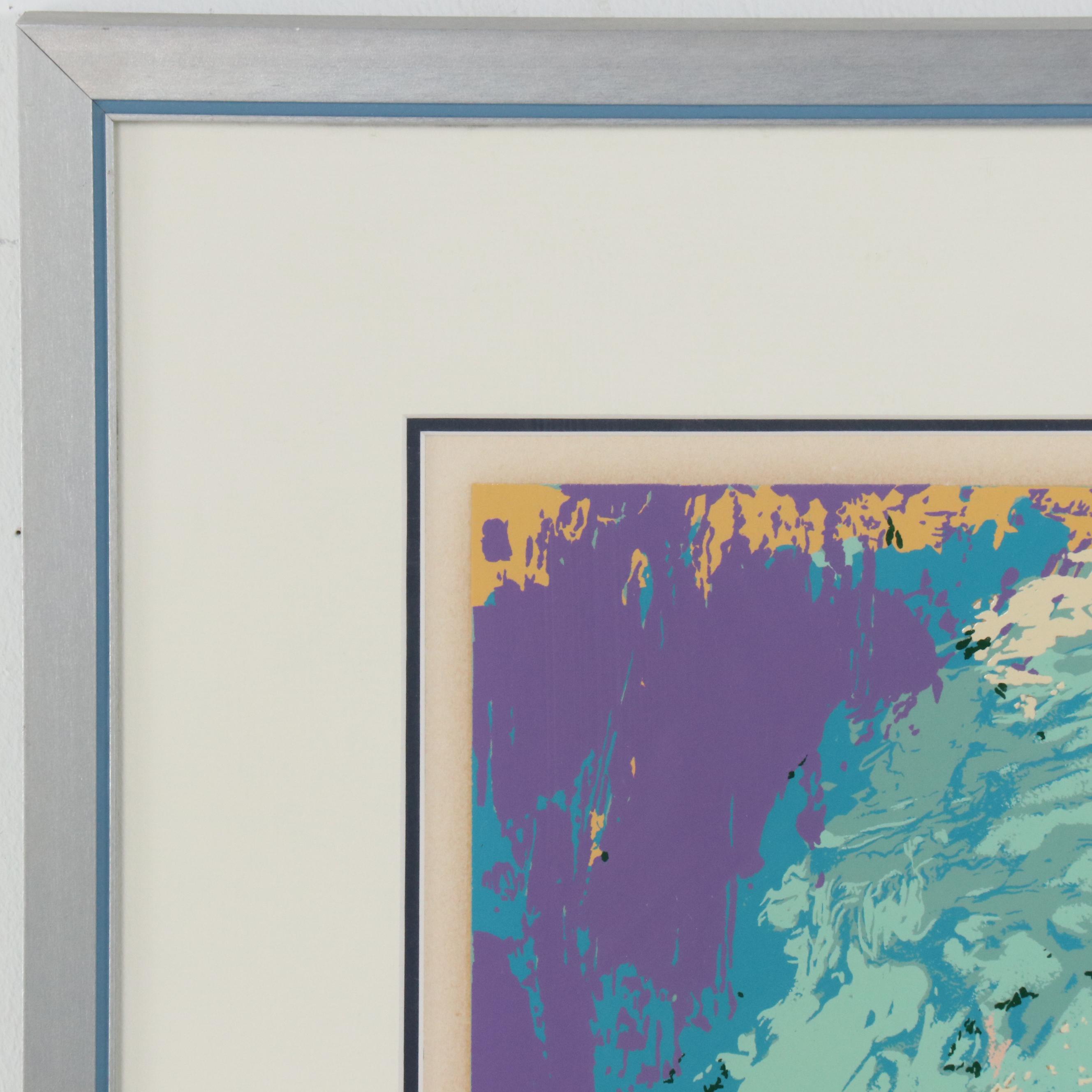 LeRoy Neiman Serigraph "Polar Bears"
